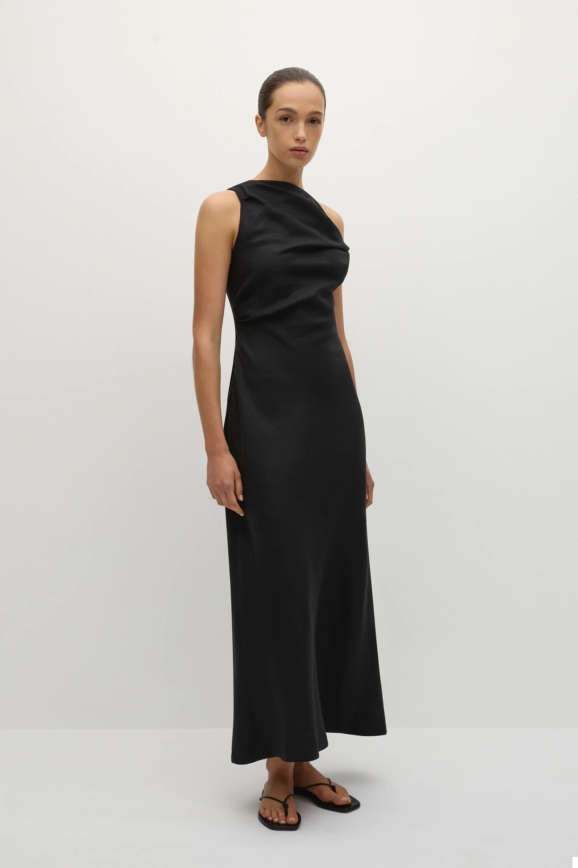 Faithfull - Suis Midi Dress Black - Final Sale - Image 3