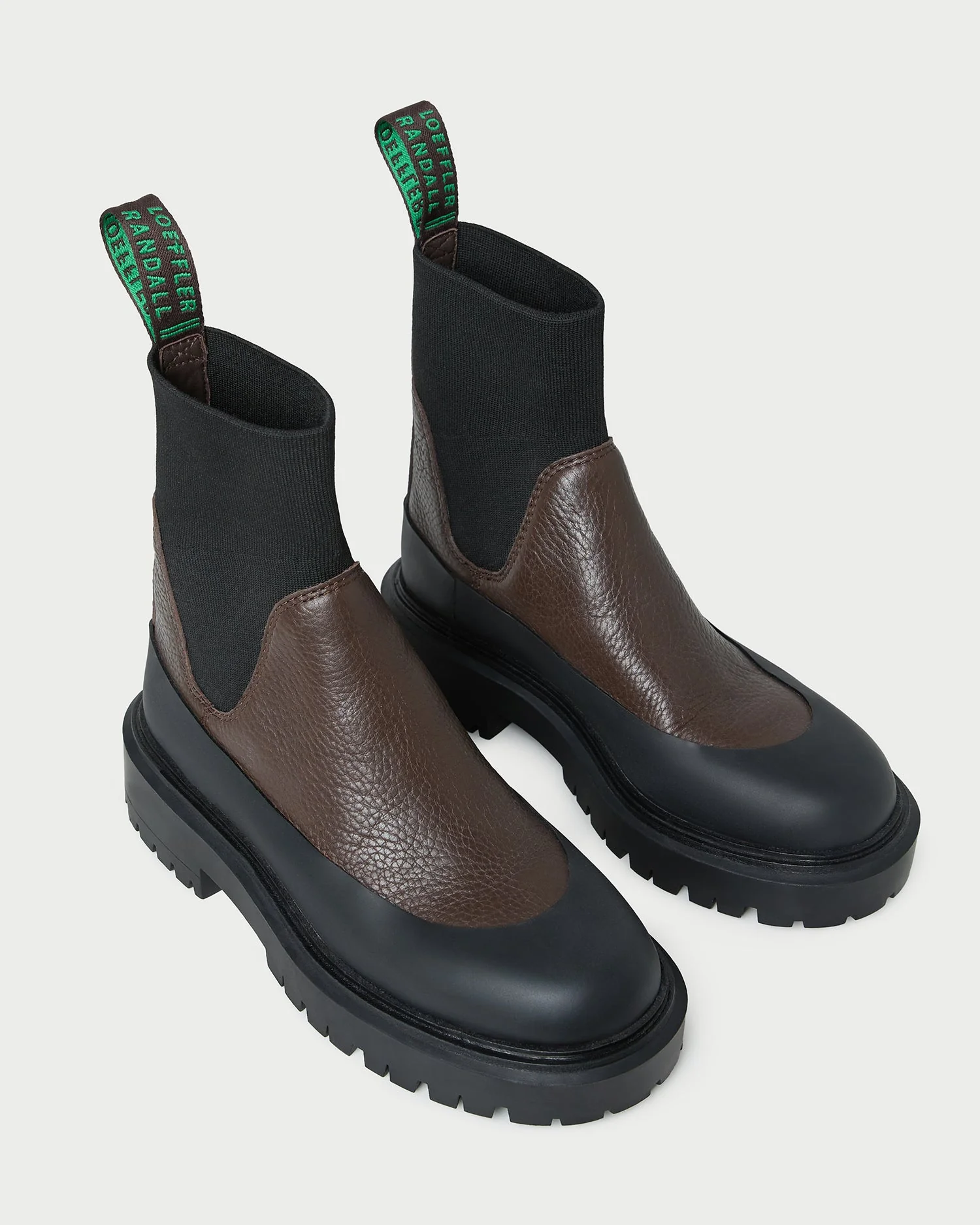 Loeffler Randall - Suri Brown Leather Lug Boot - Image 3