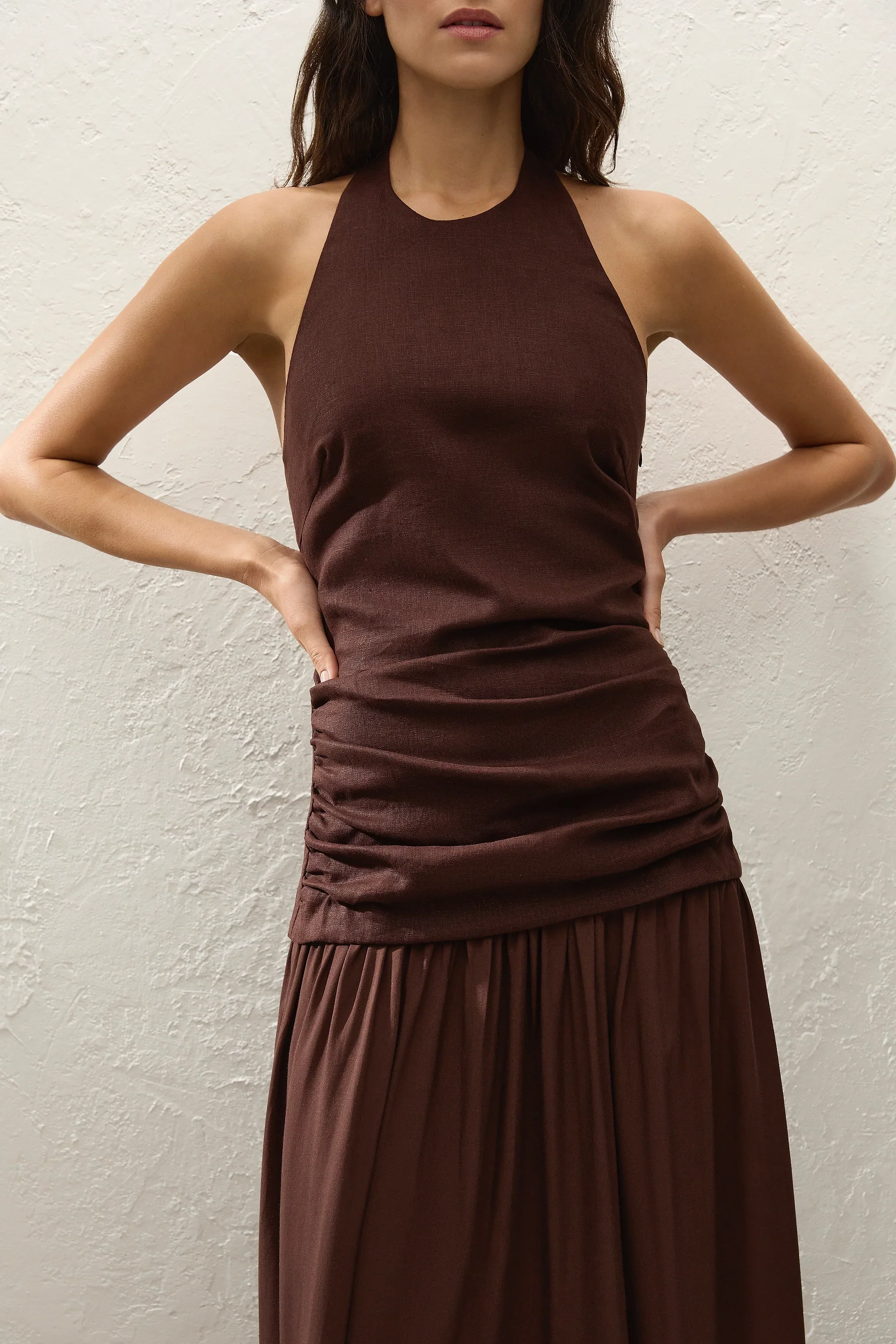Faithfull - Tali Maxi Dress Carob - Image 2