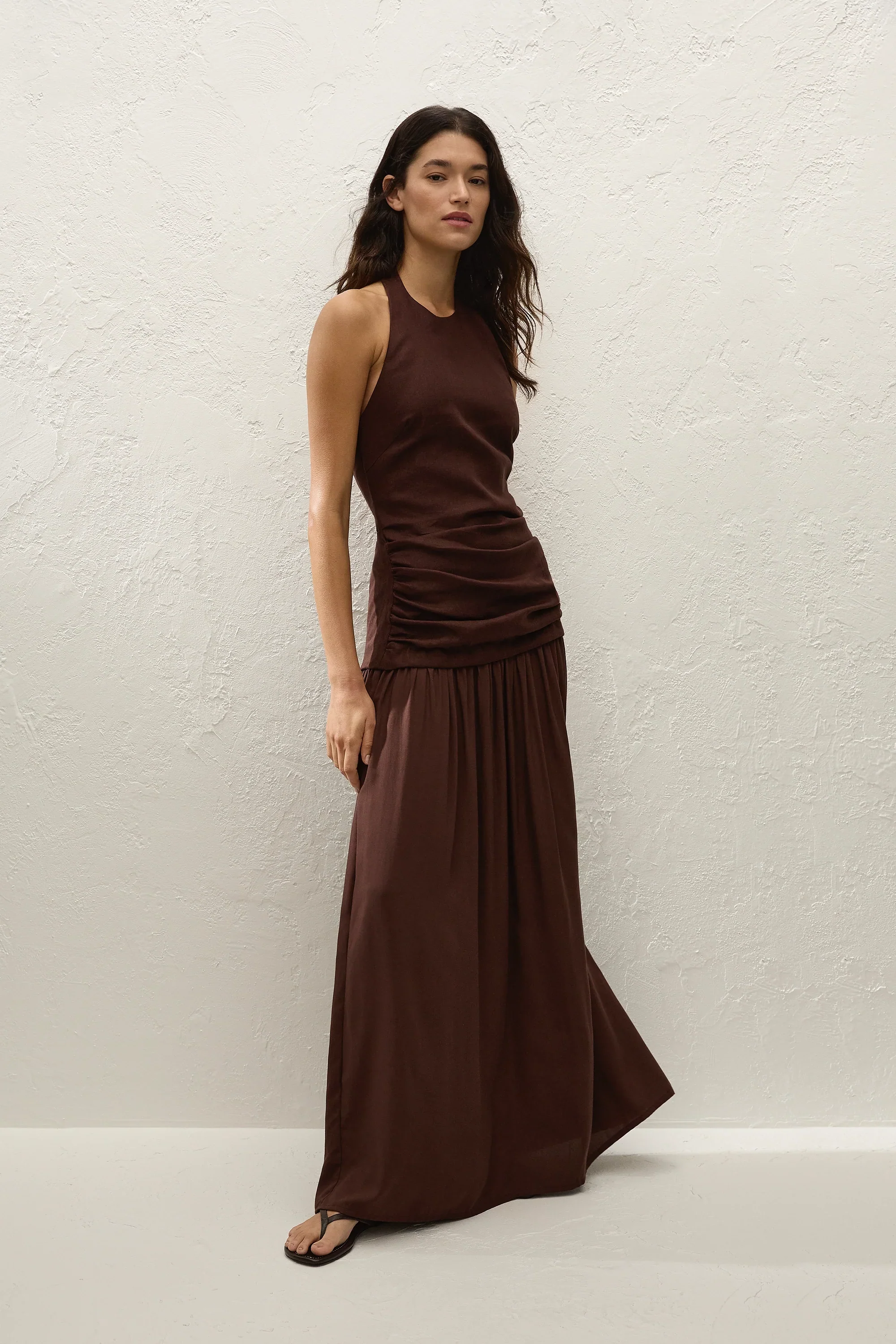 Faithfull - Tali Maxi Dress Carob - Image 4