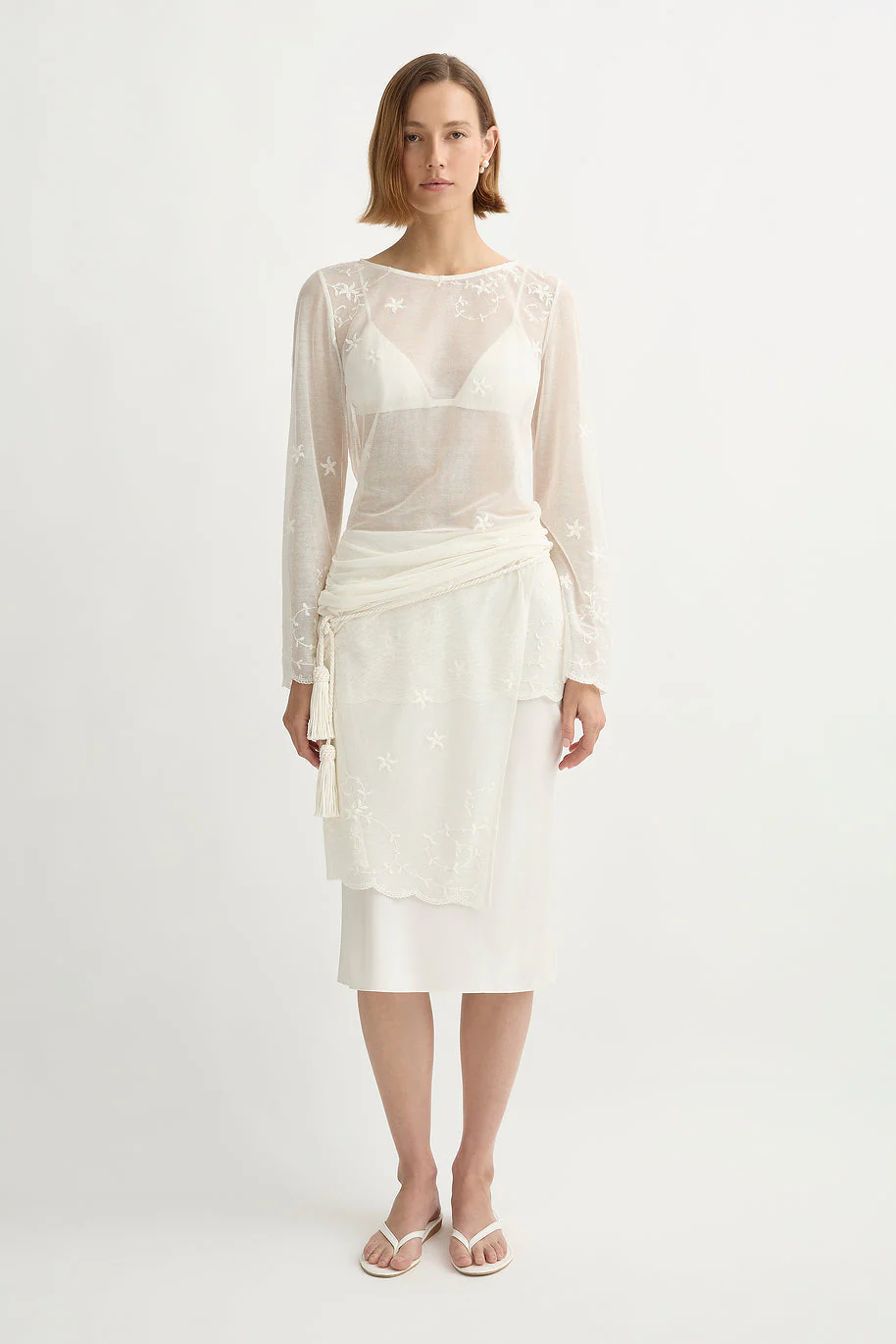 Posse - TASSEL BELT - CREAM - Image 7