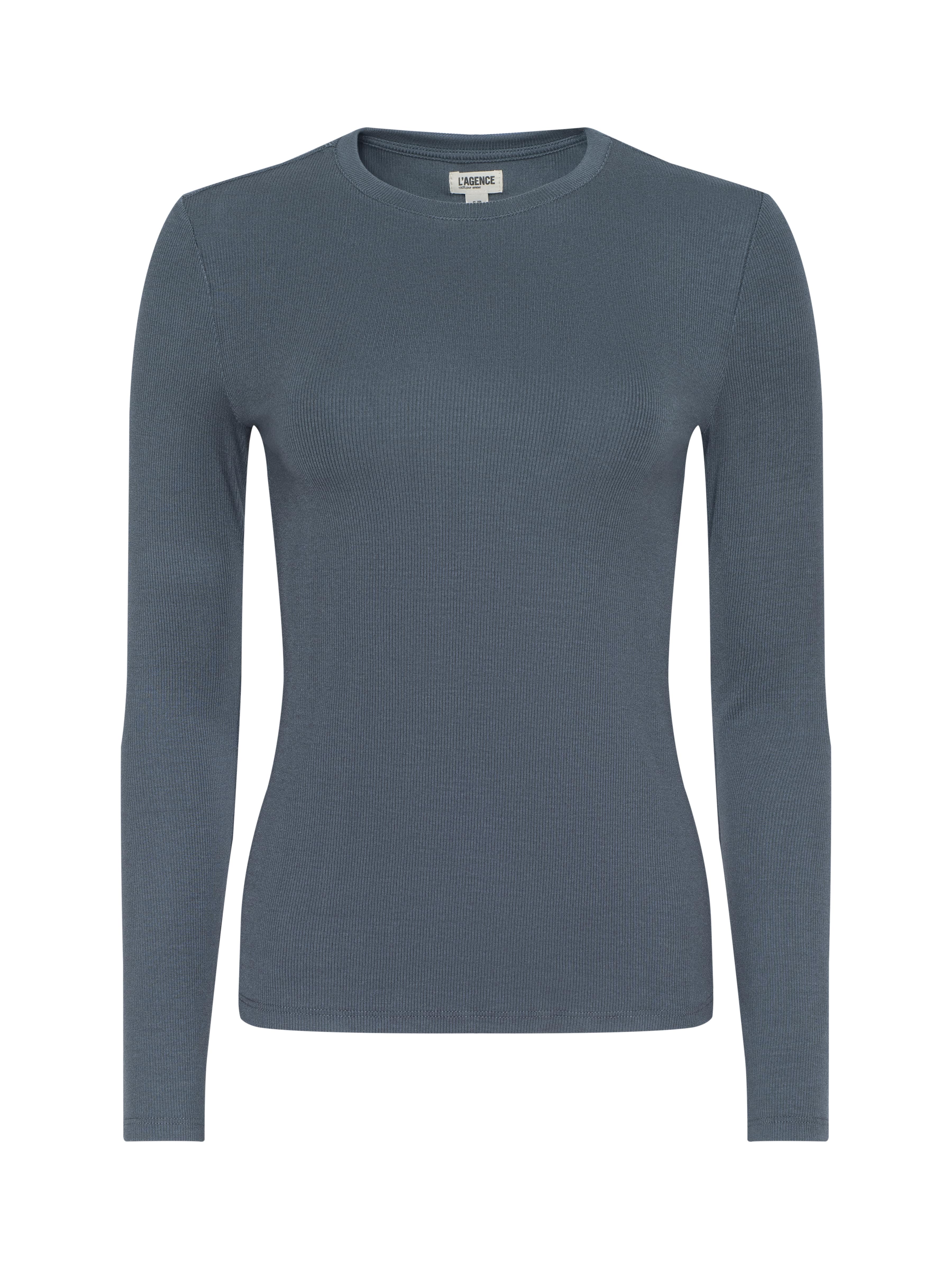 L'AGENCE - Tess Long - Sleeve Tee - Image 12
