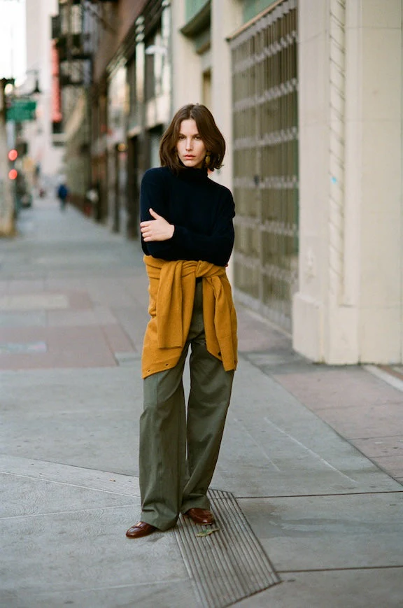 Jamie Haller - The Baggy Painter Twill in Olive - Image 4