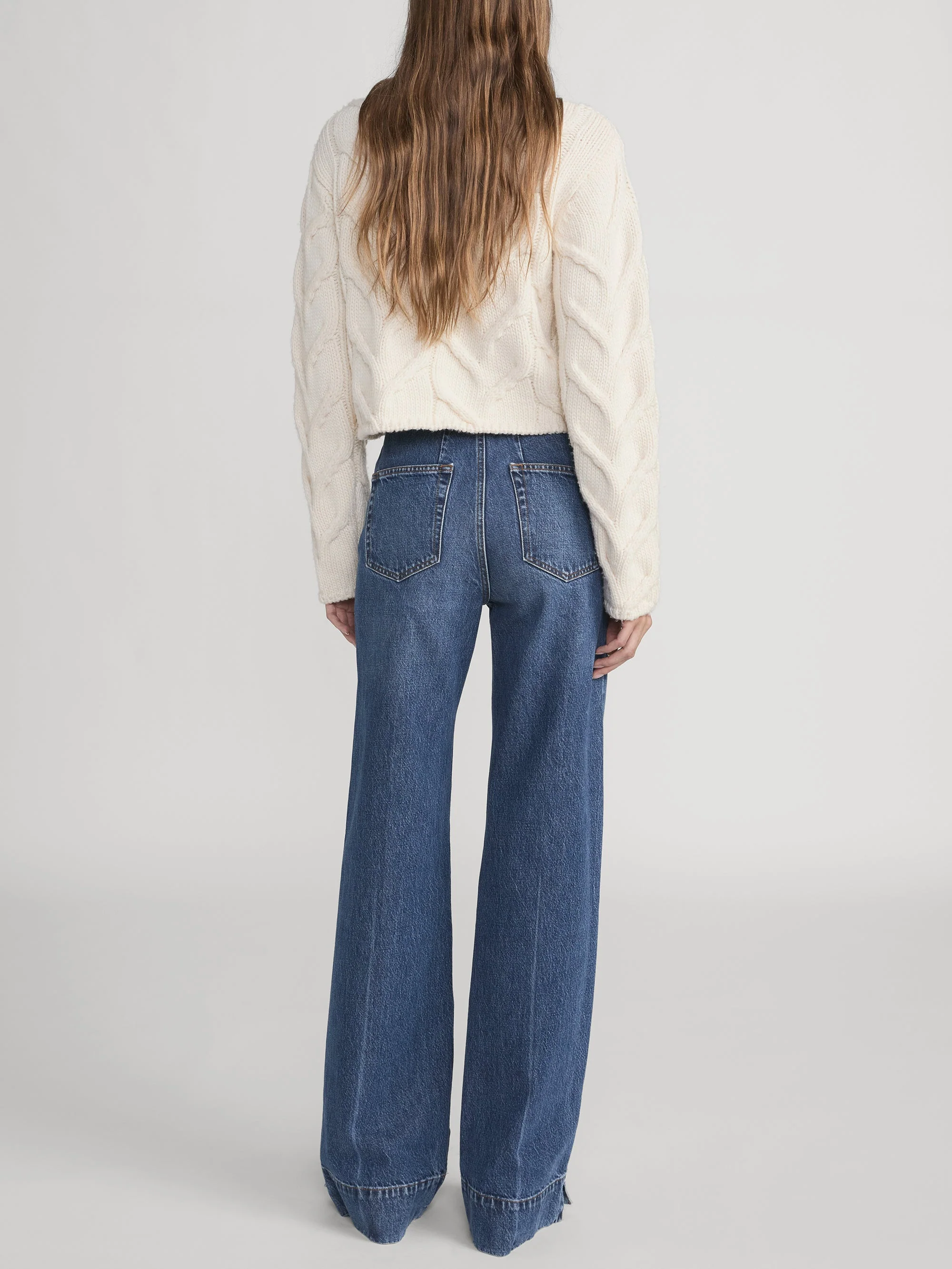 FRAME - The Cable Funnel Sweater - Image 3