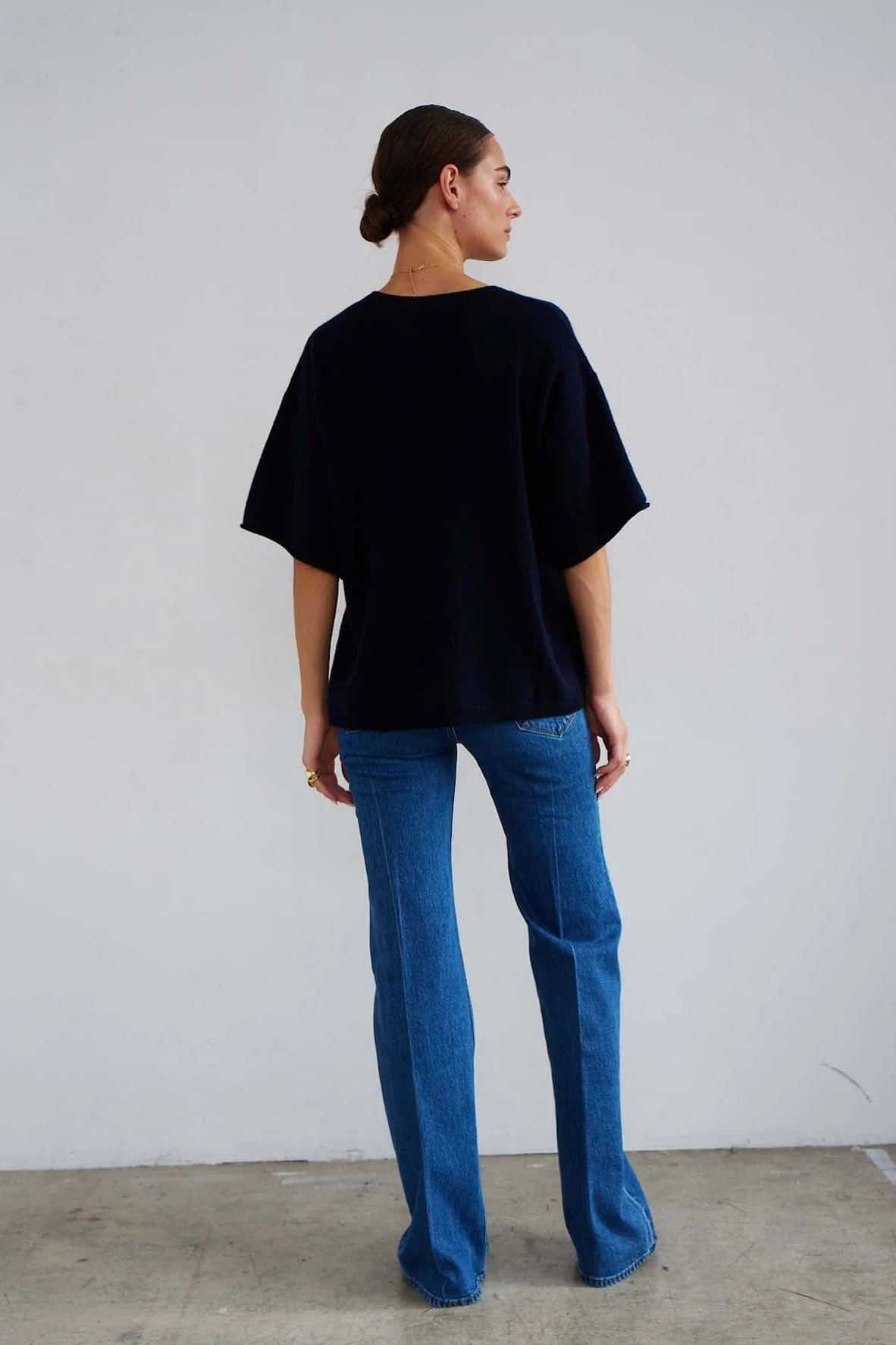 Jamie Haller - The Cashmere Tee in Navy - Image 14