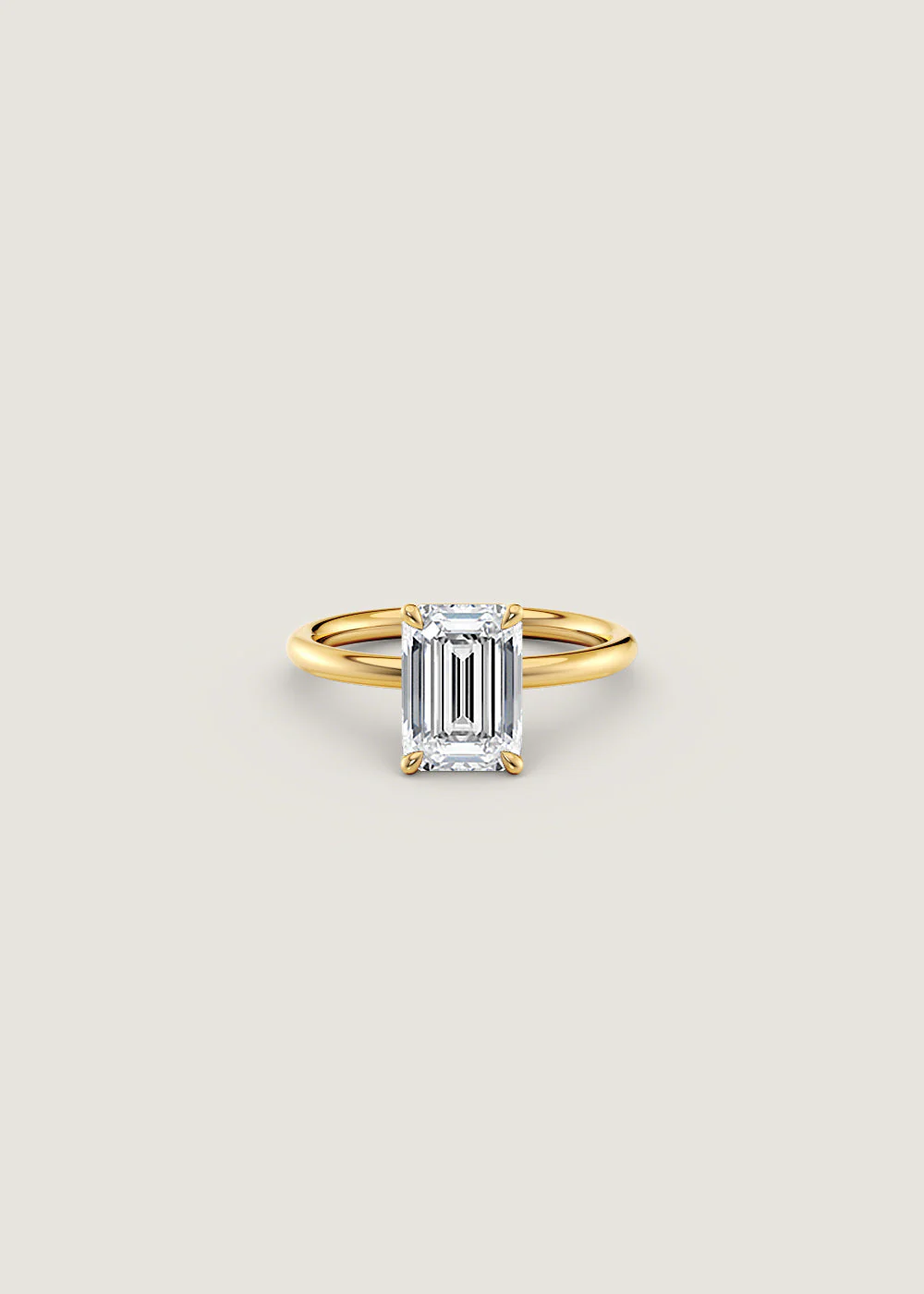 Kinn - Elizabeth Emerald Ring Lab Diamond - Image 10