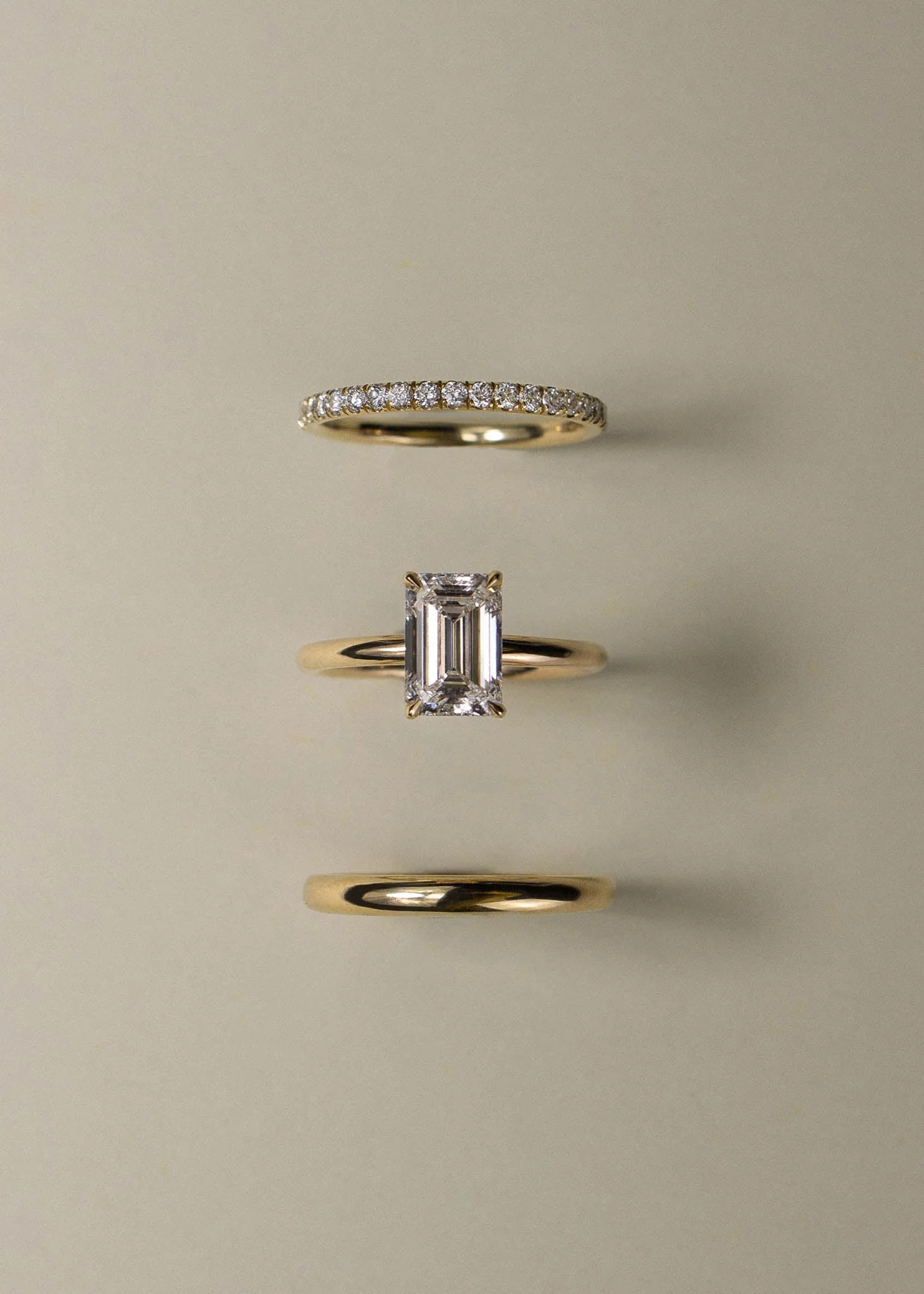 Kinn - Elizabeth Emerald Ring Lab Diamond - Image 3