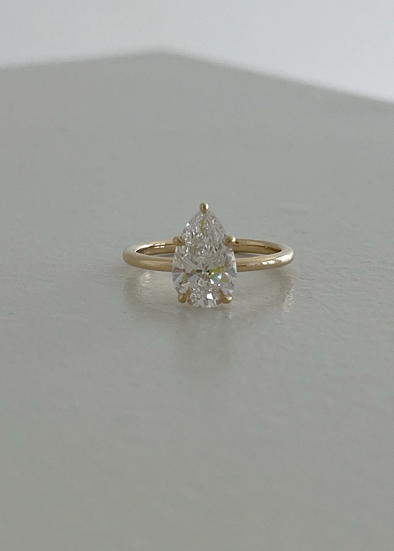Kinn - Elizabeth Pear Ring Lab Diamond - Image 6