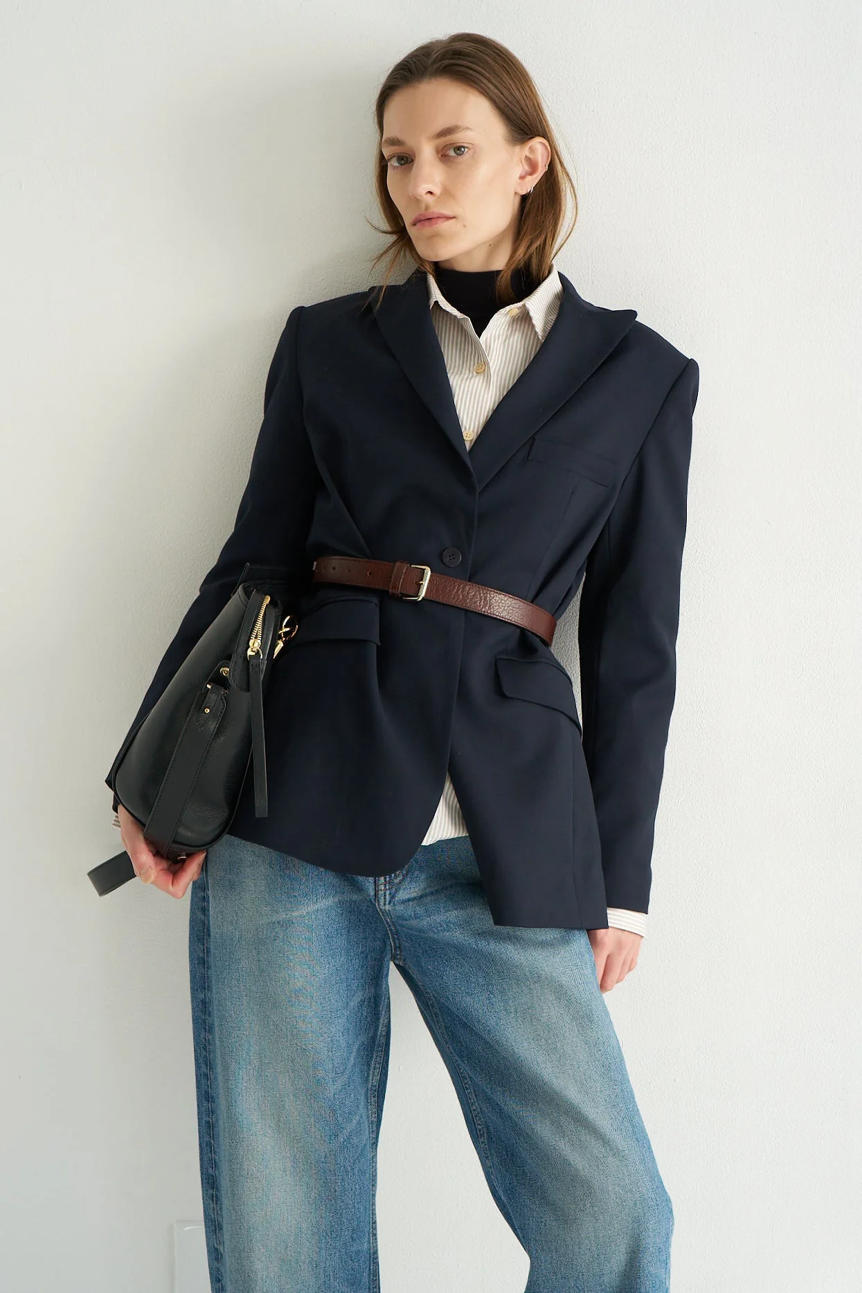 Jamie Haller - The Julius Blazer in Dark Navy - Image 14