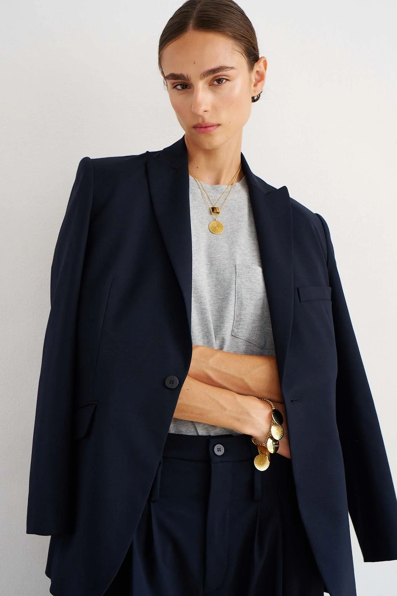 Jamie Haller - The Julius Blazer in Dark Navy - Image 17