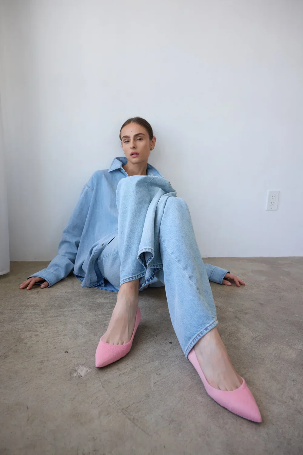 Jamie Haller - The Kitty Point Heel in Ponyhair Pink - Image 3