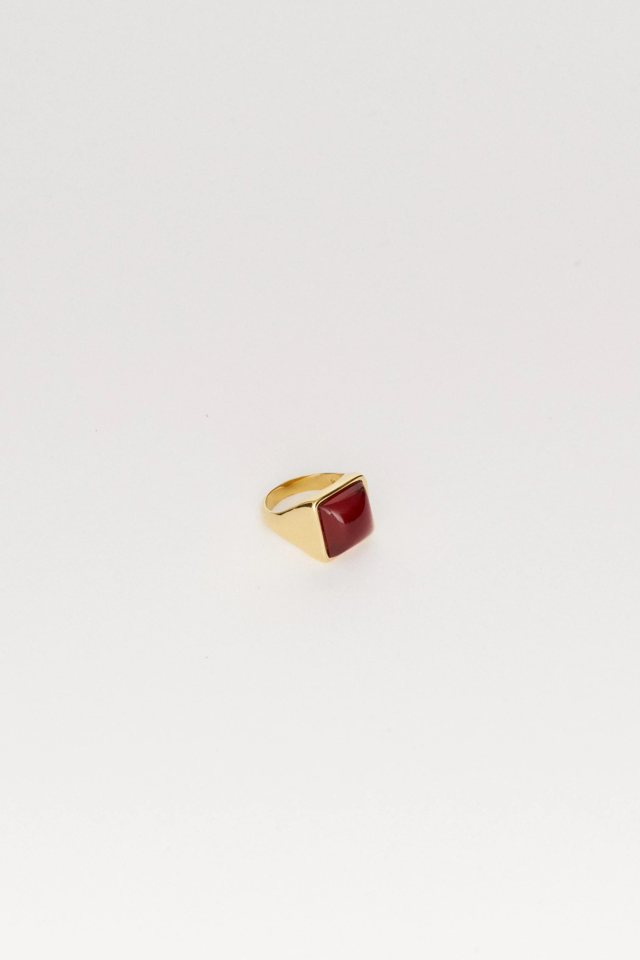 Jamie Haller - The Luques Square Signet Ring in Red Agate - Image 15