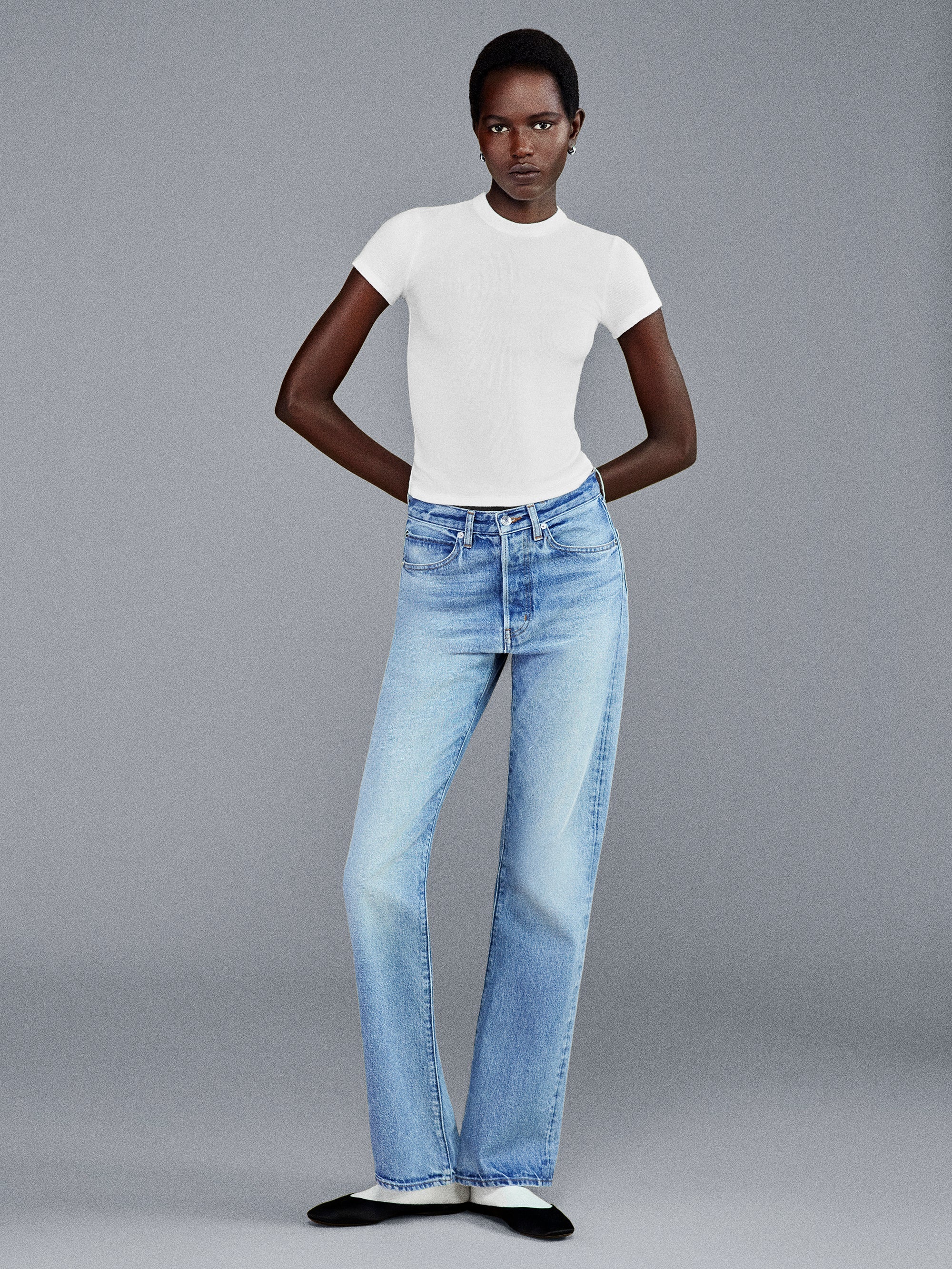 FRAME - The Rib Baby Tee - Image 2