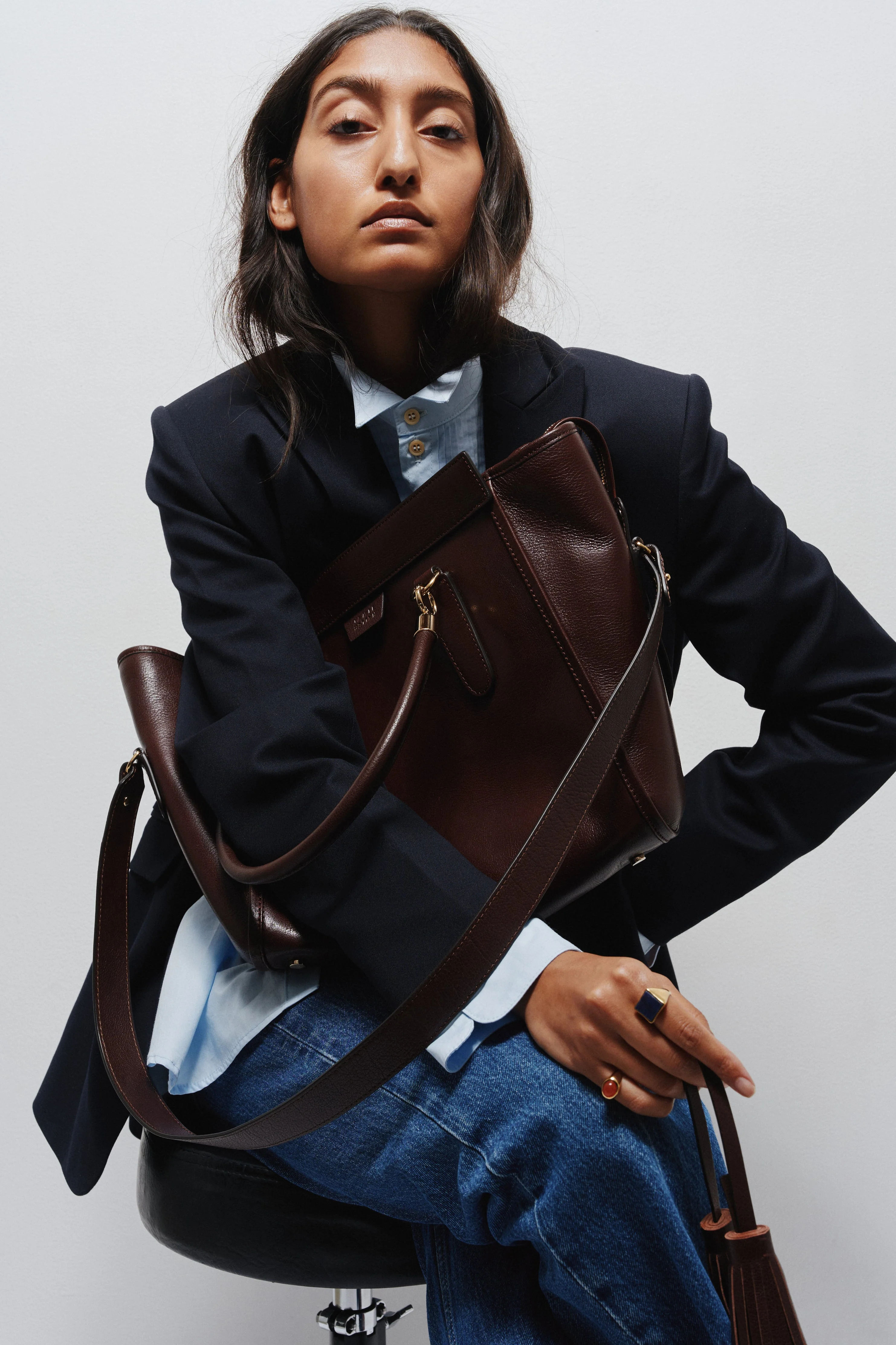 Jamie Haller - The Ring Tote in Oxblood - Image 26