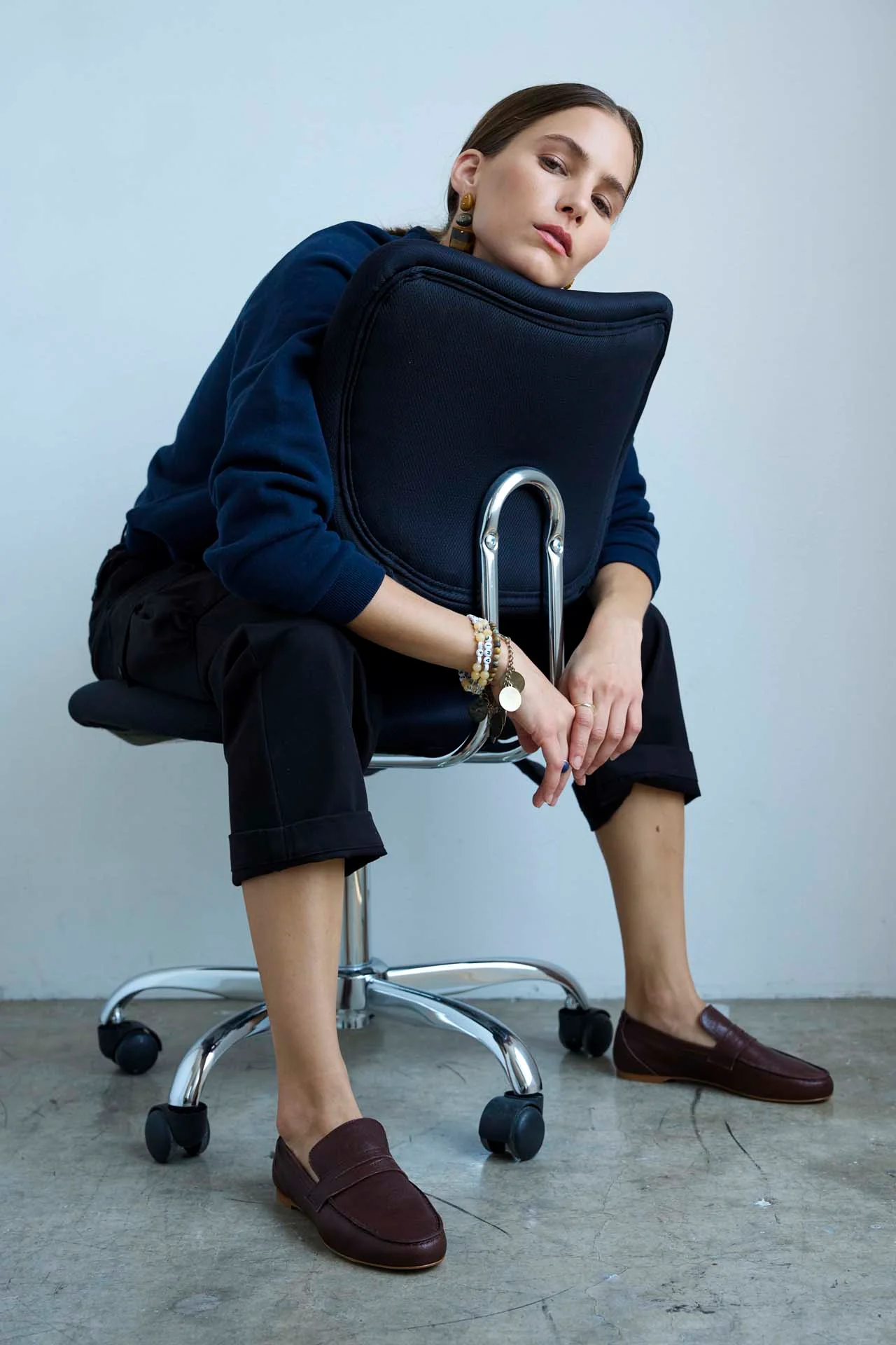 Jamie Haller - The Unlined Penny Loafer in Bordeaux - Image 3