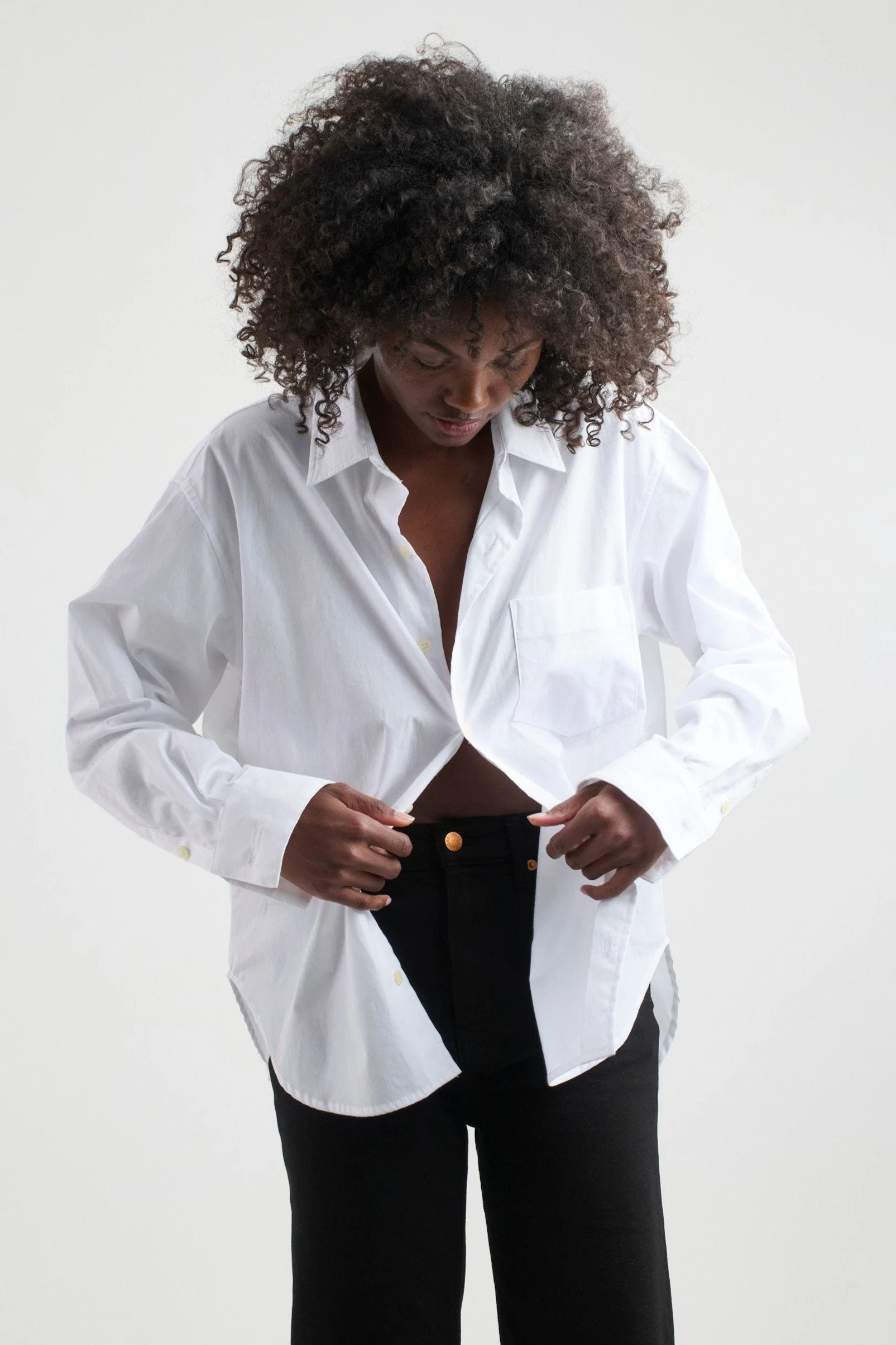 Jamie Haller - The Weekend Shirt in White - Image 9