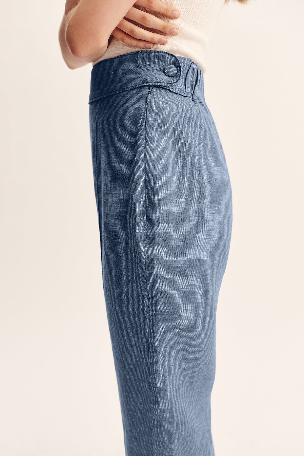 Posse - THEA TROUSER - STEEL BLUE - Image 7