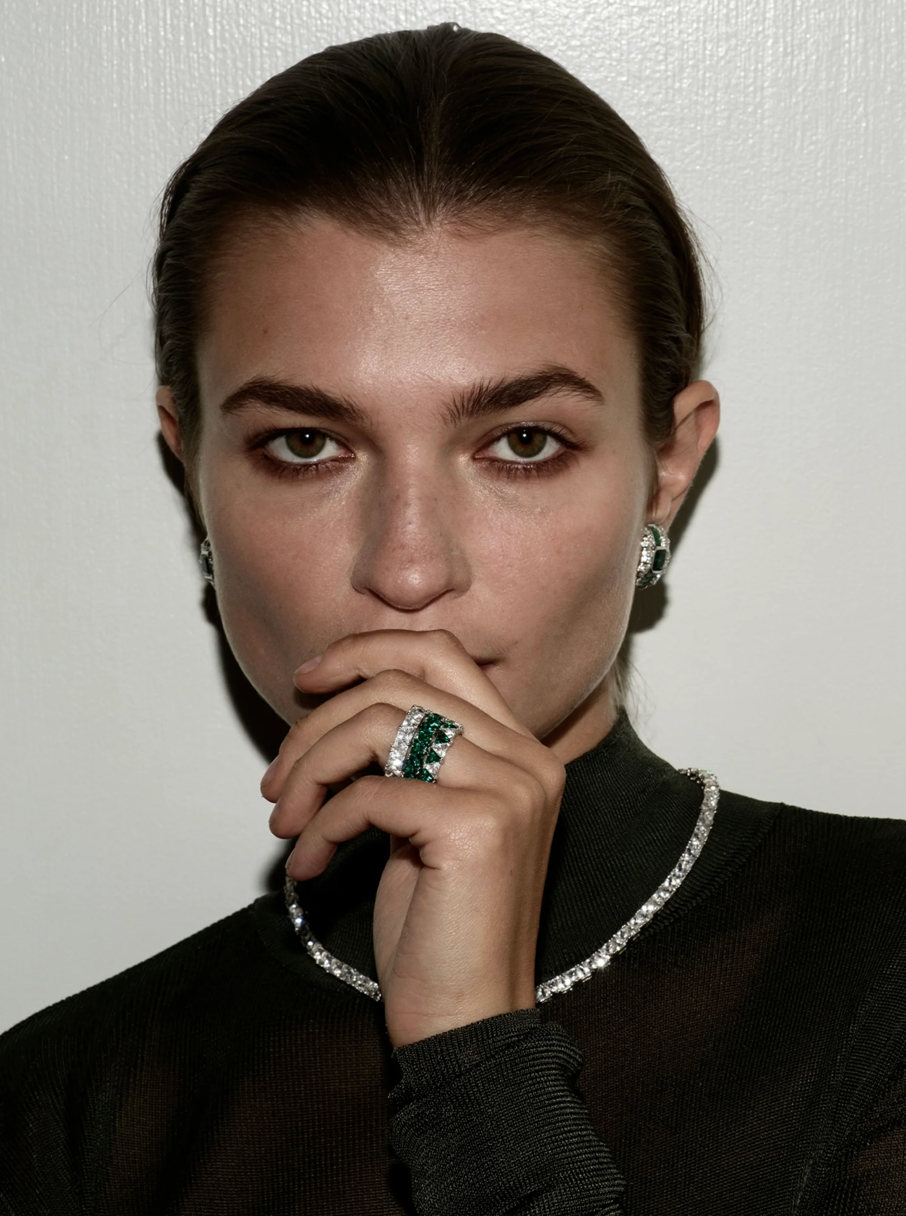 Dorsey - THEODORA DOUBLE TRILLION RING, SILVER - Image 3