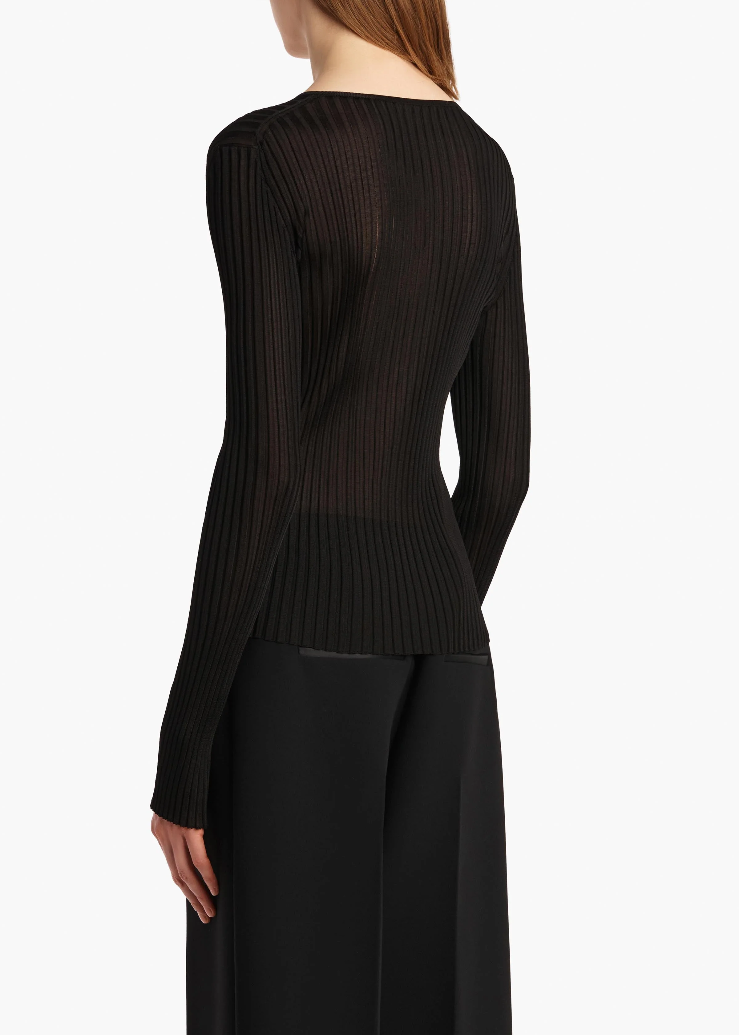 Khaite - Tia Top in Black - Image 11