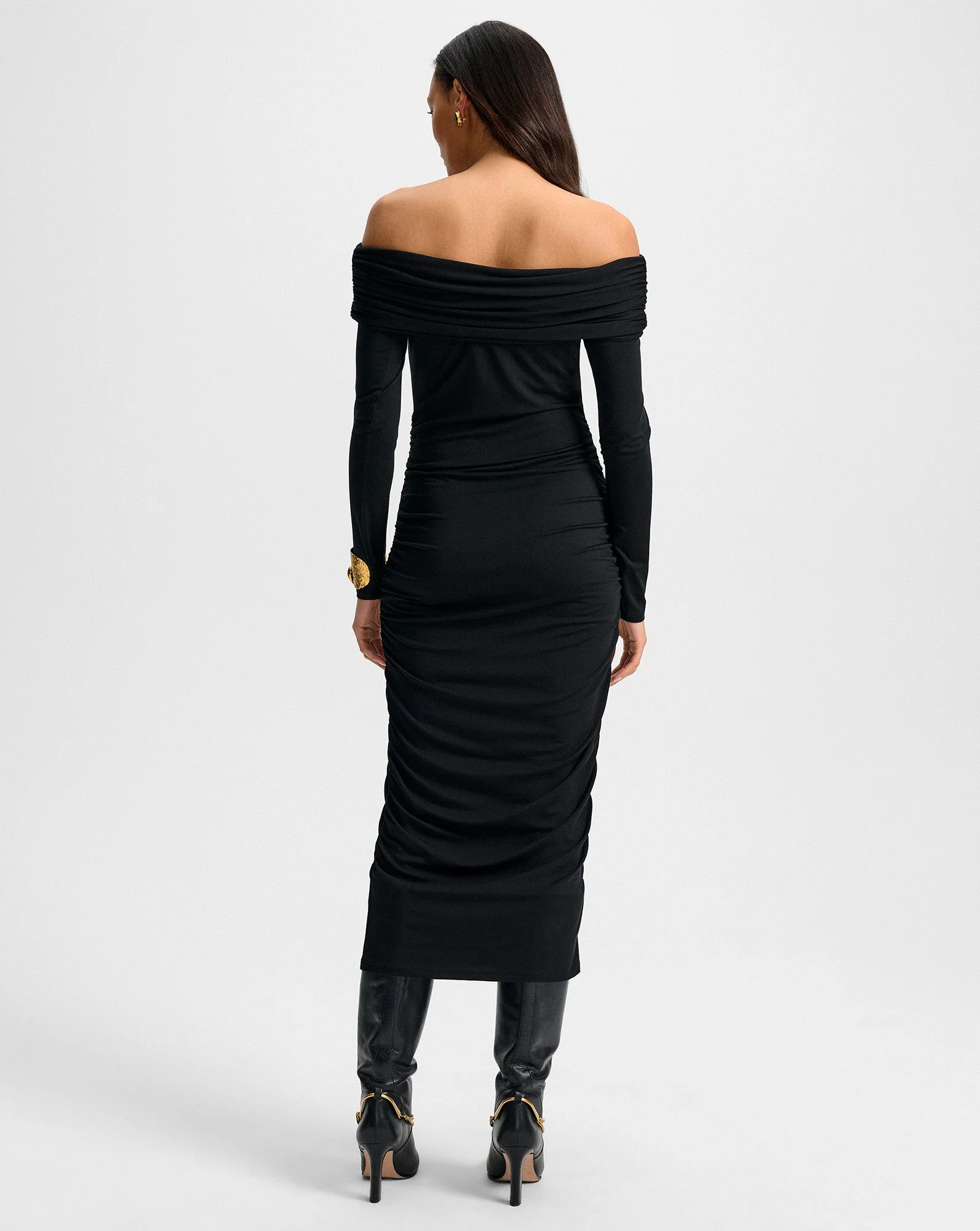Veronica Beard - Tinette Off - The - Shoulder Midi Dress - Image 4