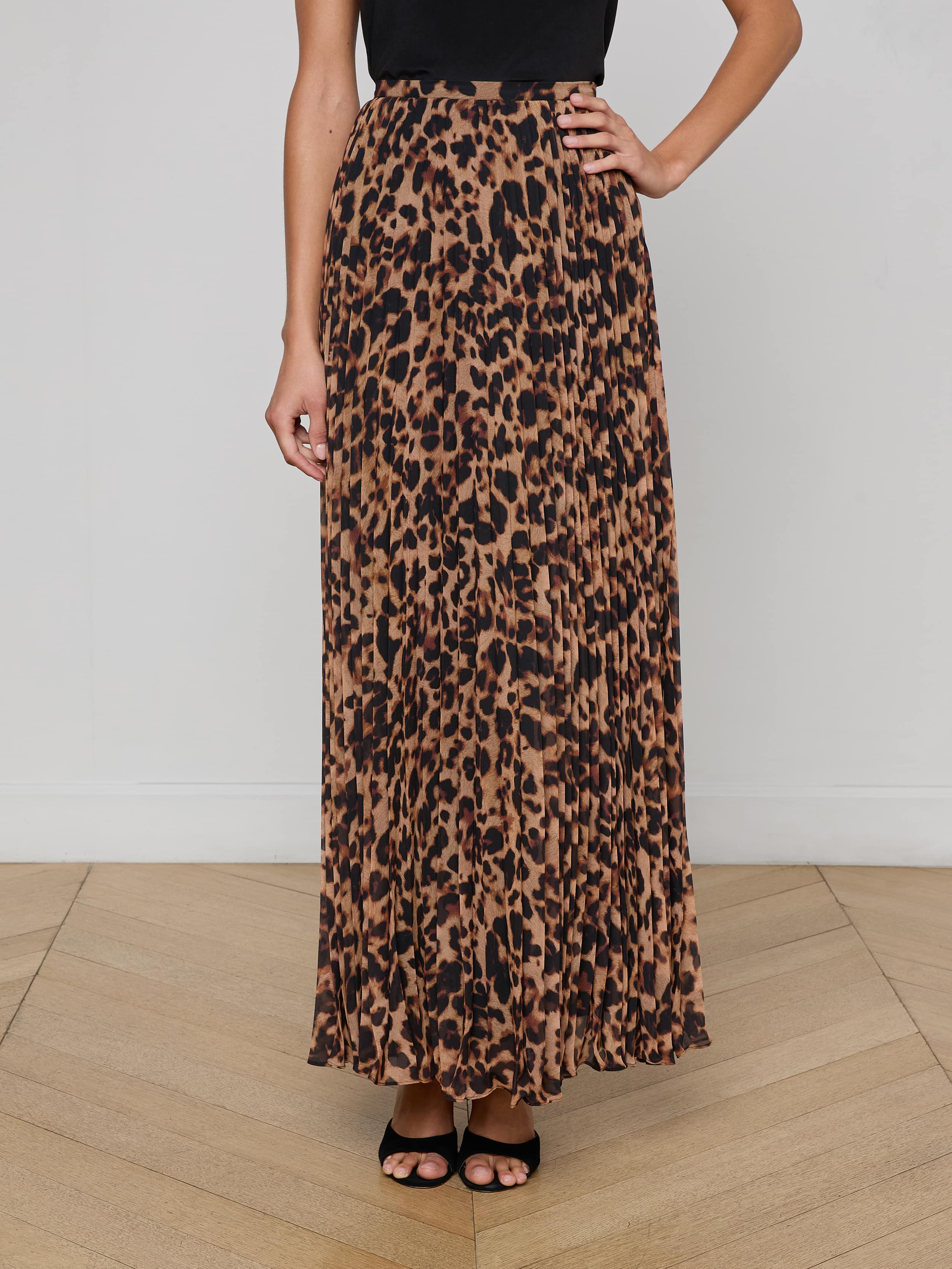 L'AGENCE - Torin Pleated Maxi Skirt - Image 10