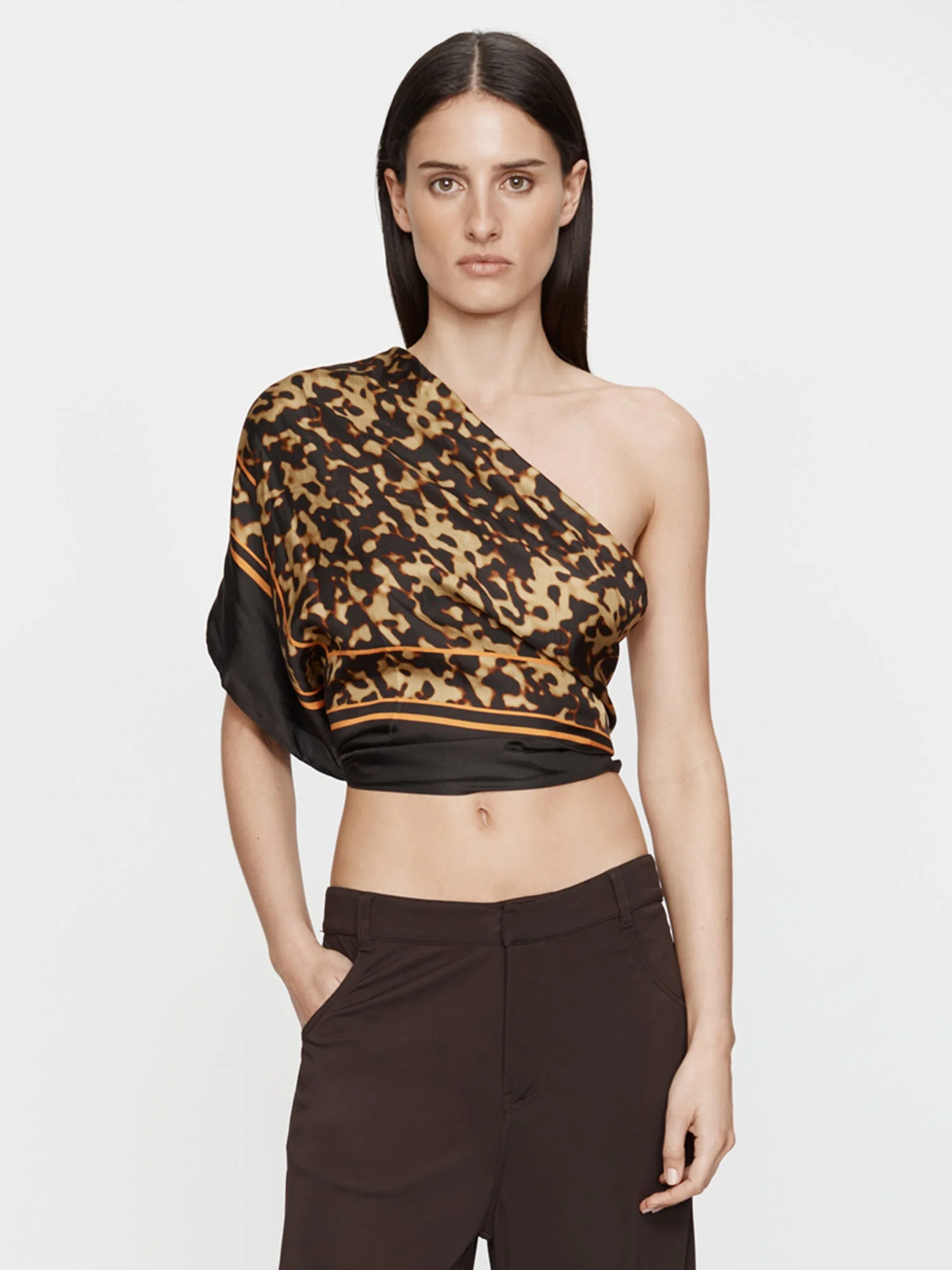 Christopher Esber - Tortoiseshell Silk Scarf - Image 2