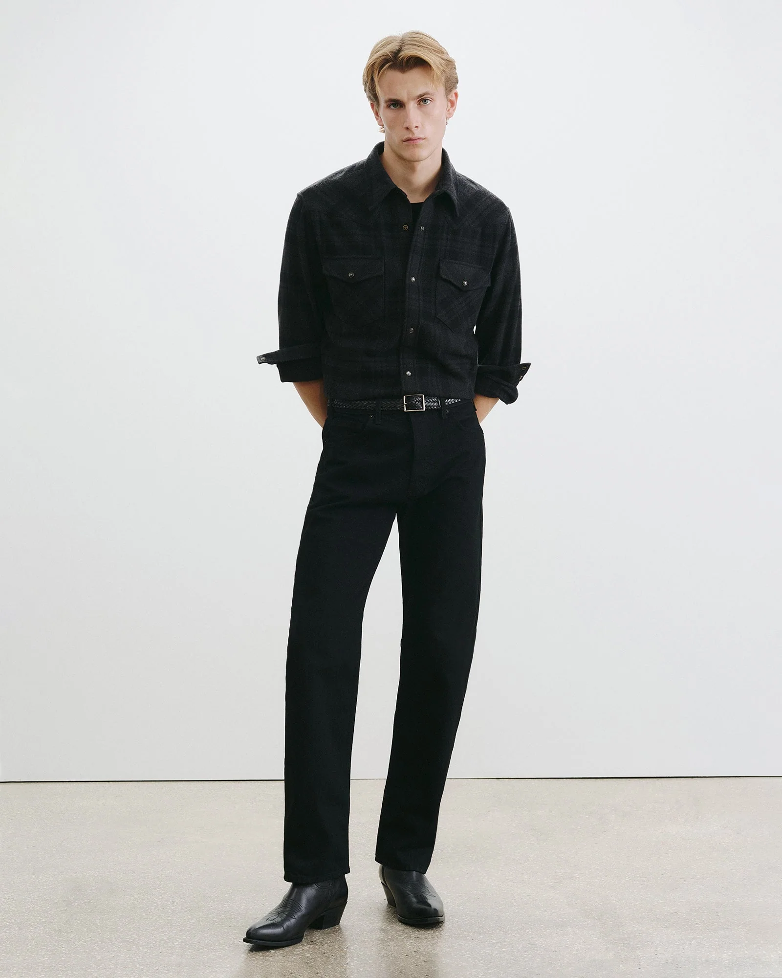Nili Lotan - TRAVIS CASHMERE BUTTON UP - Image 6