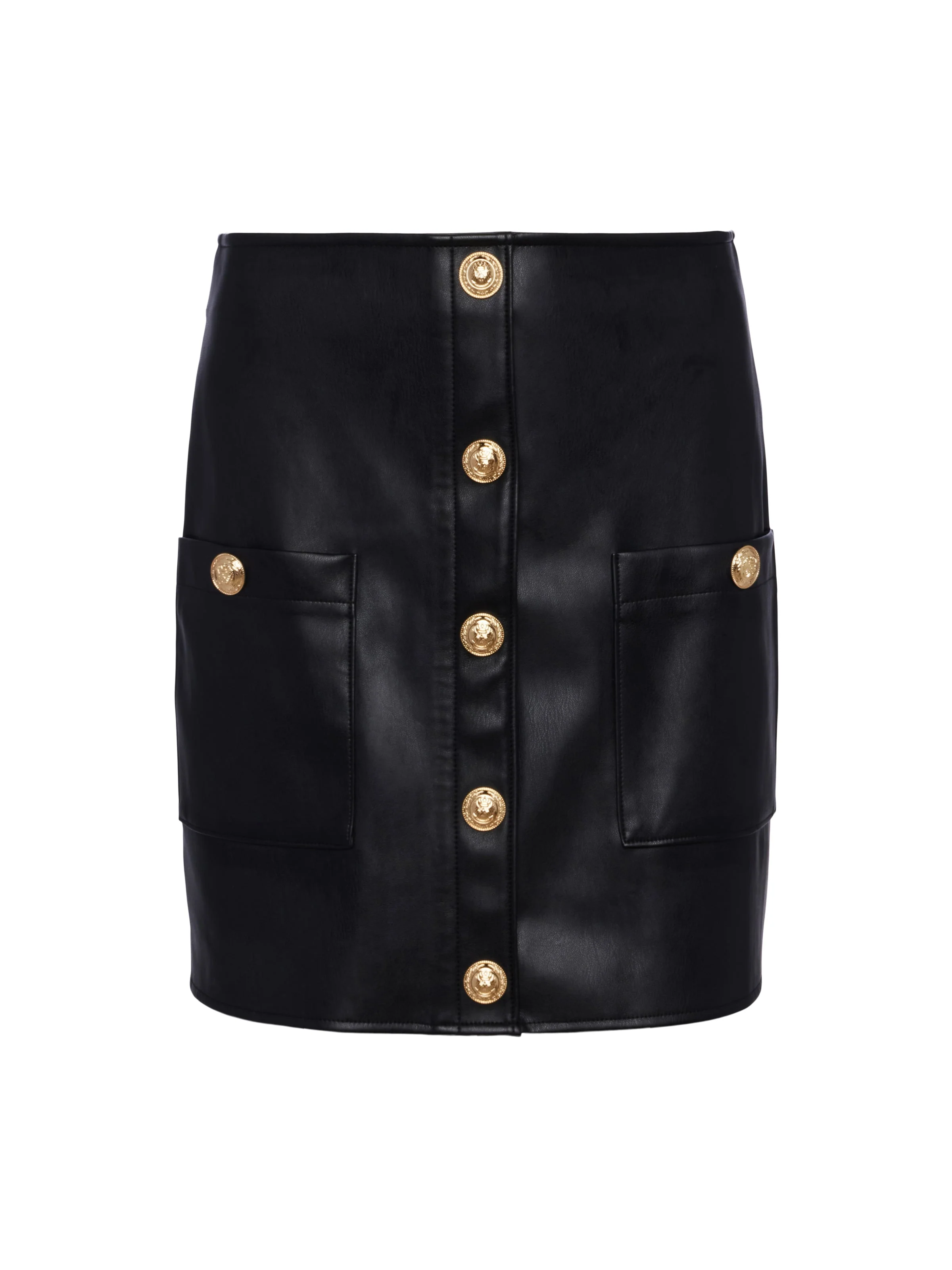 L'AGENCE - Truman Vegan Leather Mini Skirt - Image 5