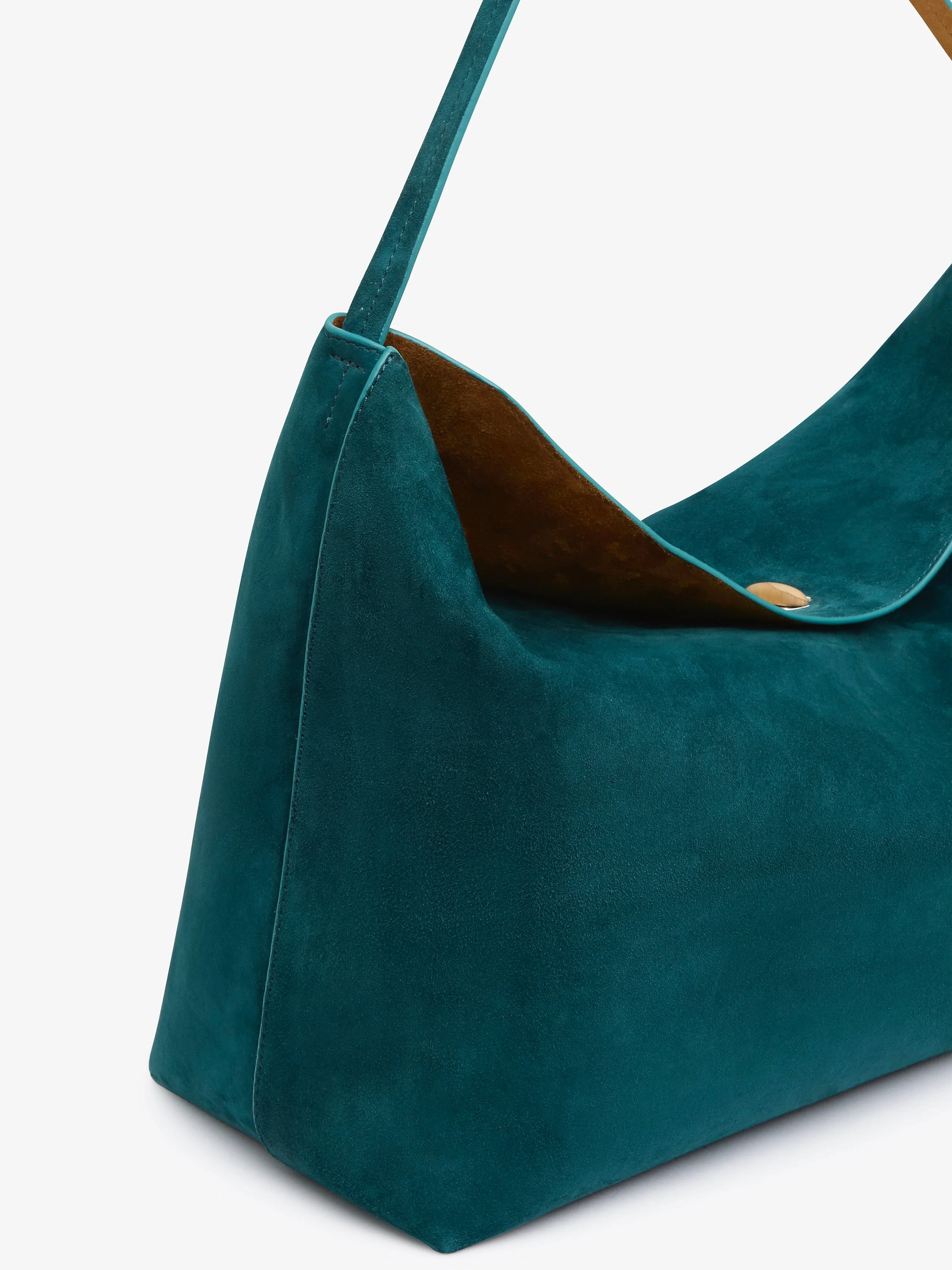 Christopher Esber - Turnlock Suede Grande Shoulder Bag - Image 2