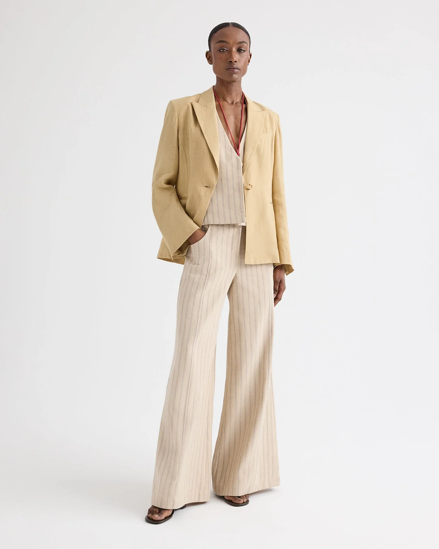 TWP - Boy Blazer in Fluid Linen - Image 3