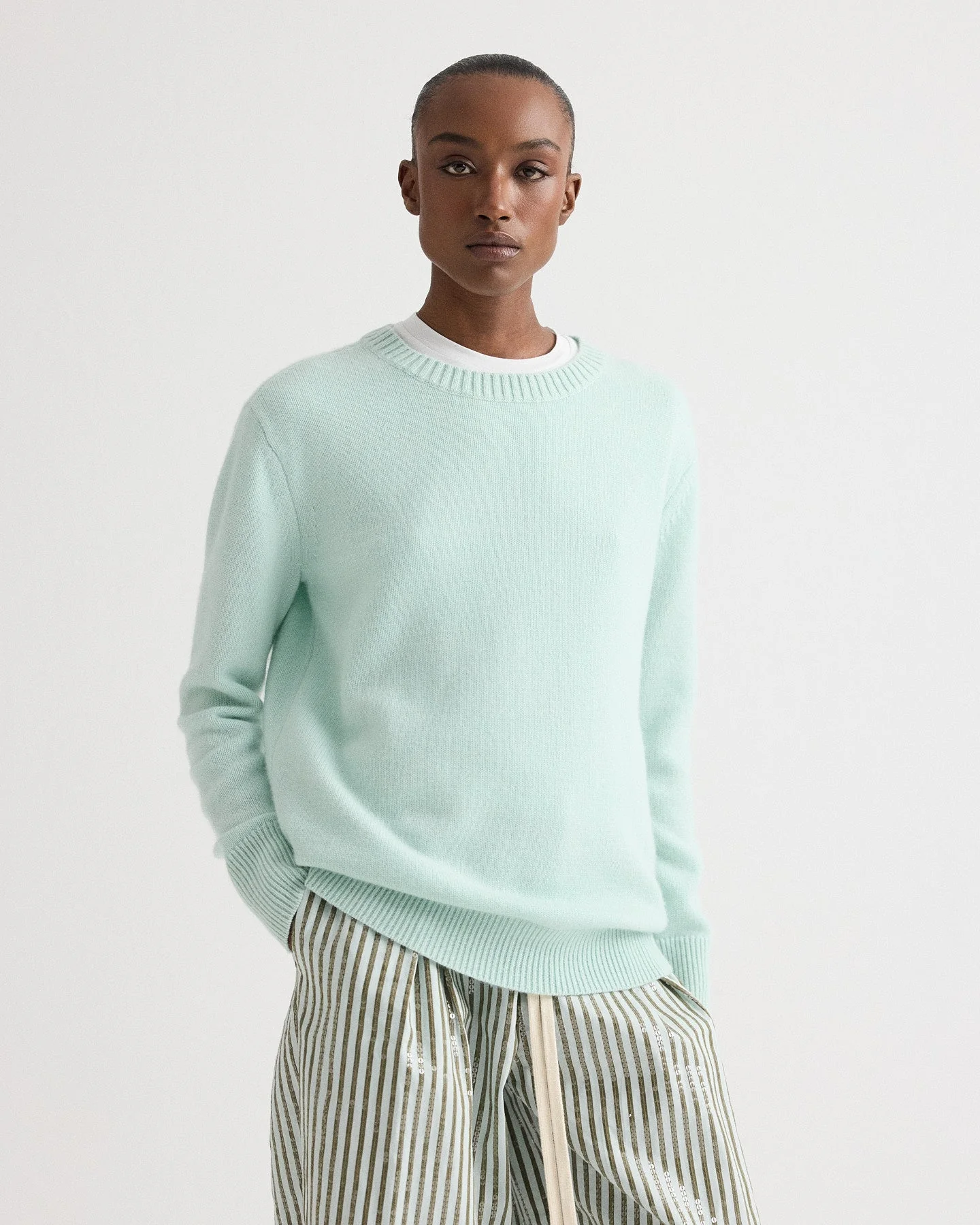 TWP - Boy Crewneck Sweater in Italian Cashmere