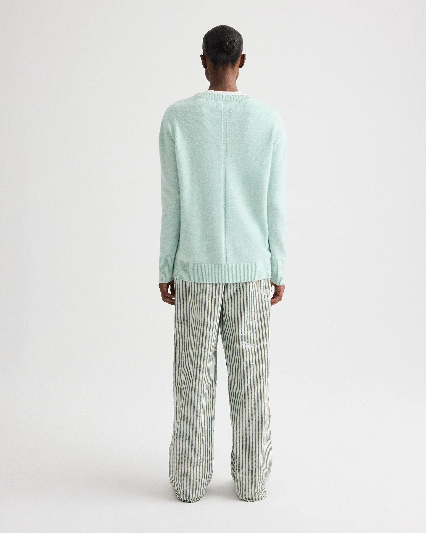 TWP - Boy Crewneck Sweater in Italian Cashmere - Image 5