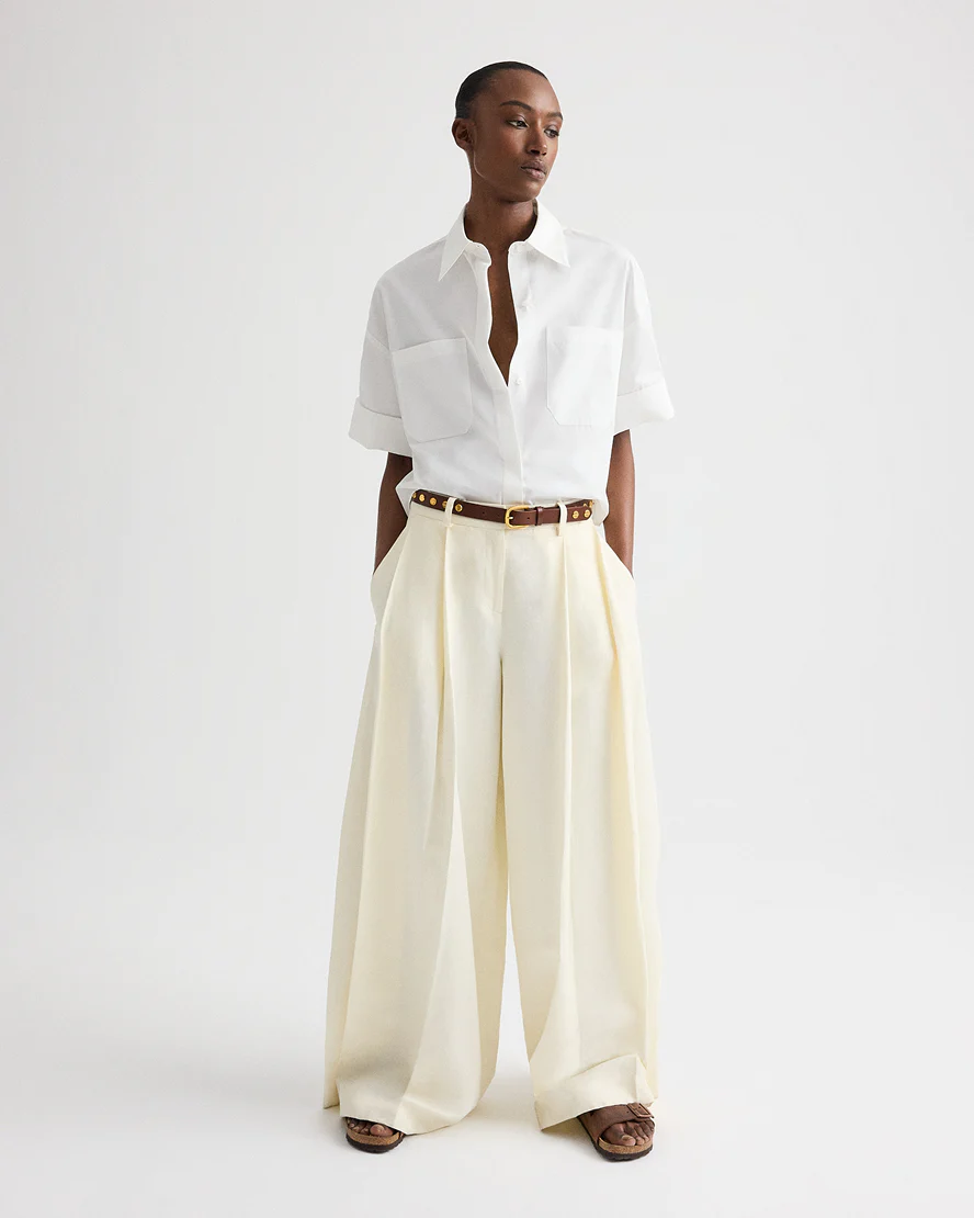 TWP - Narrow Nailhead Belt in Vachetta Leather - Image 2