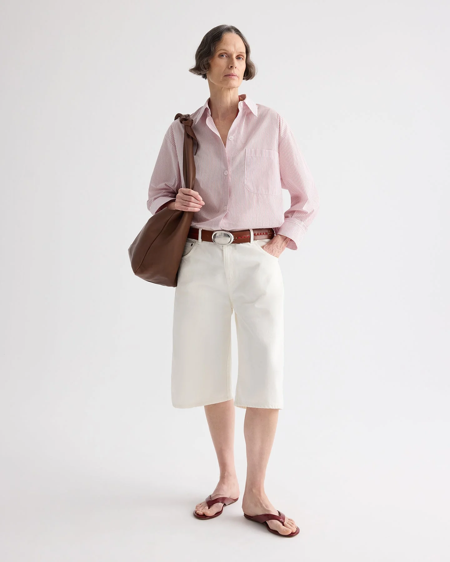 TWP - Newest Earl Shirt in Cotton Stripes - Image 3