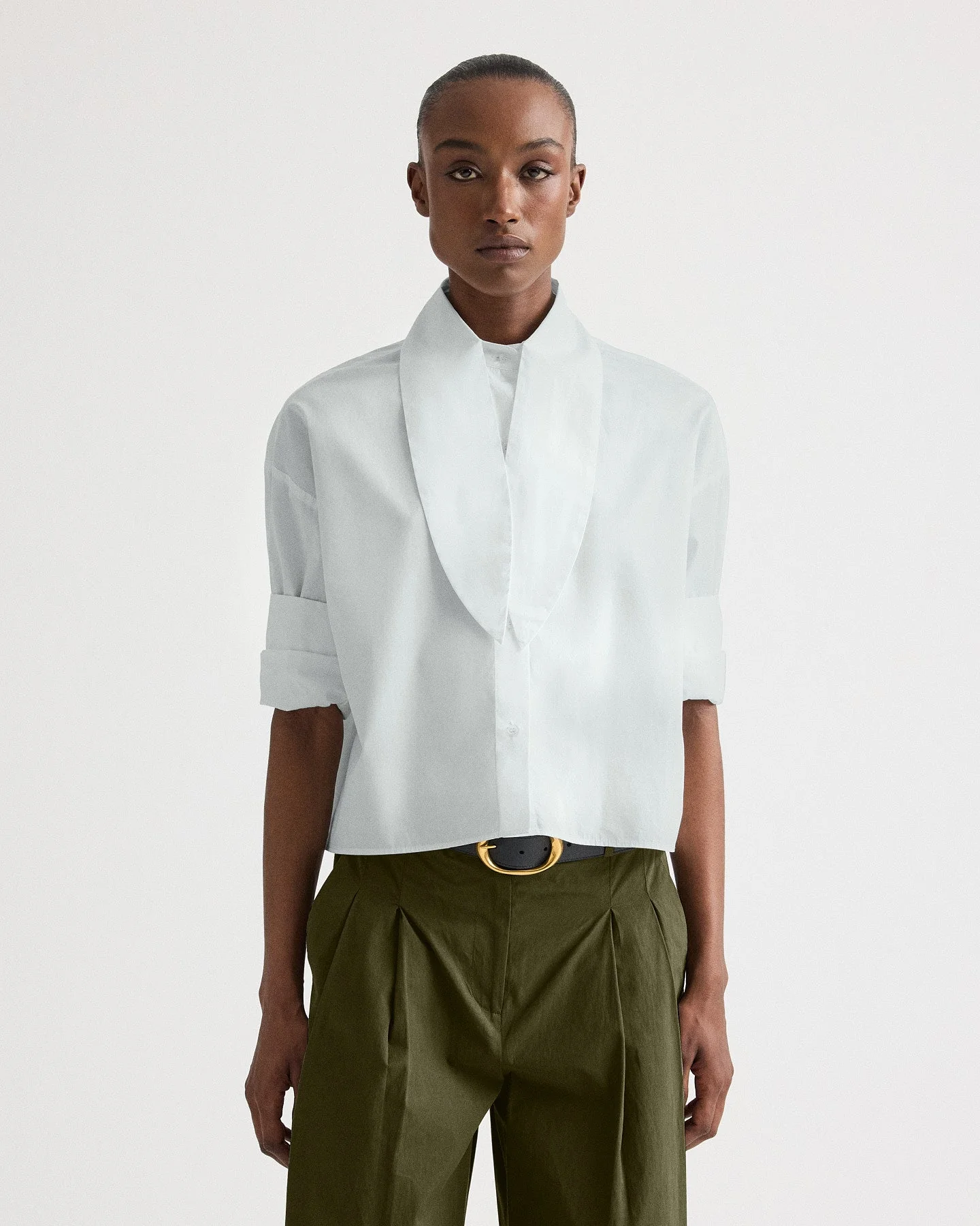 TWP - Tie One On Shirt in Vintage Washed Poplin