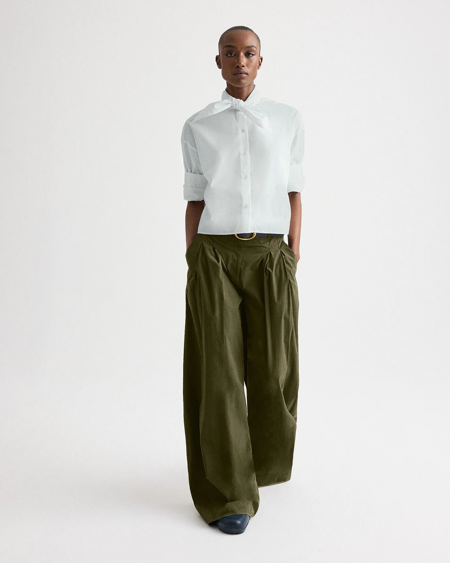 TWP - Tie One On Shirt in Vintage Washed Poplin - Image 2