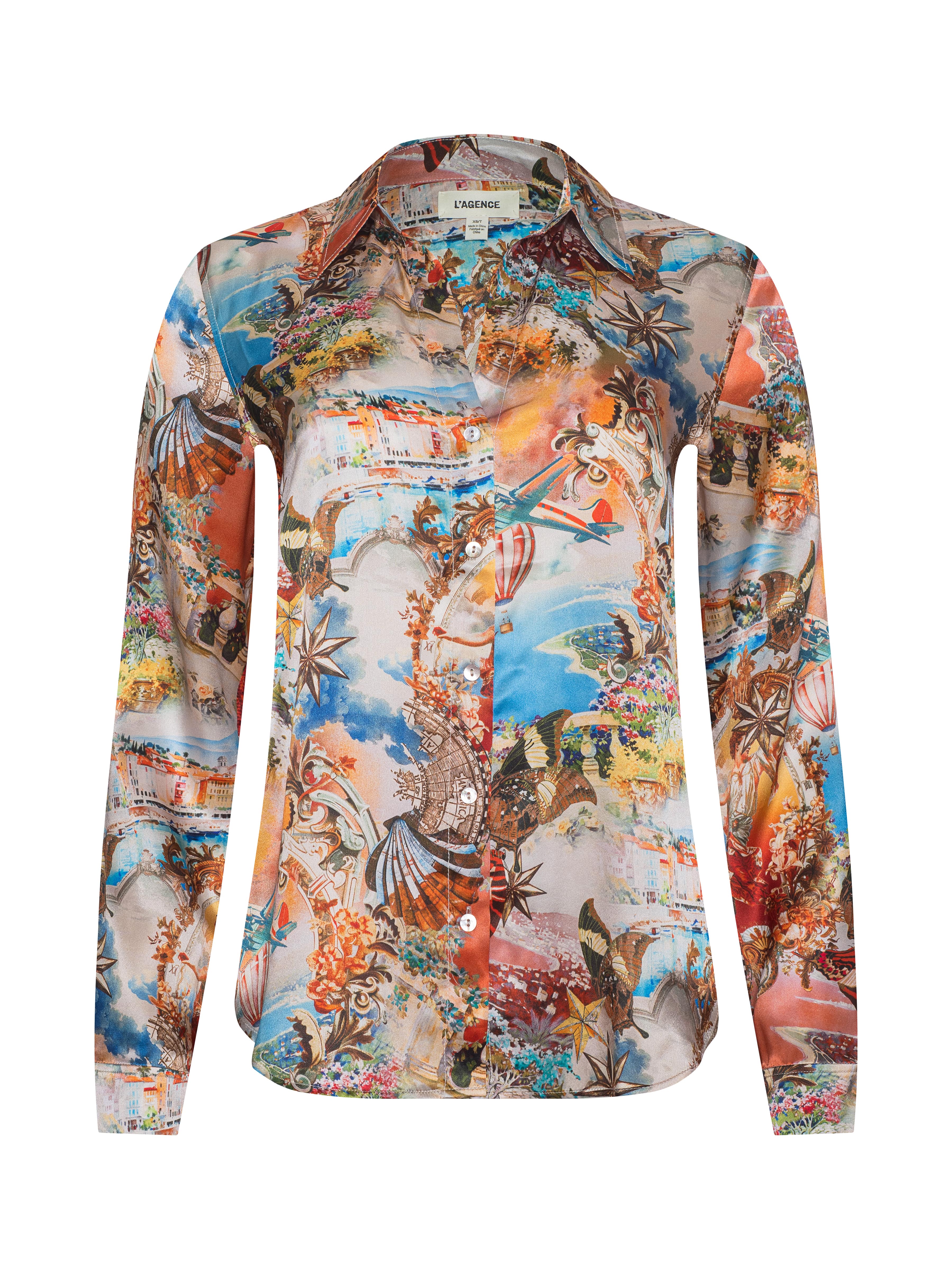 L'AGENCE - Tyler Silk Blouse - Image 7
