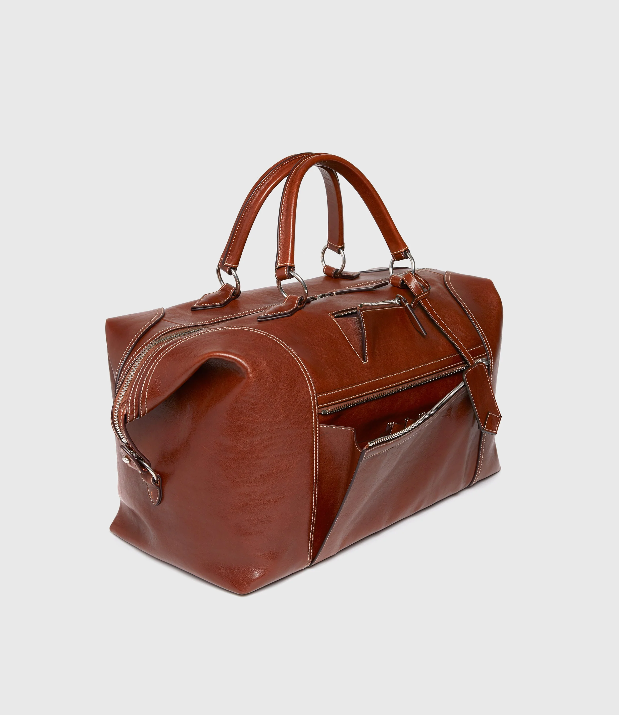 Metier - Vagabond Duffle 70s Calfskin Tobacco - Image 2