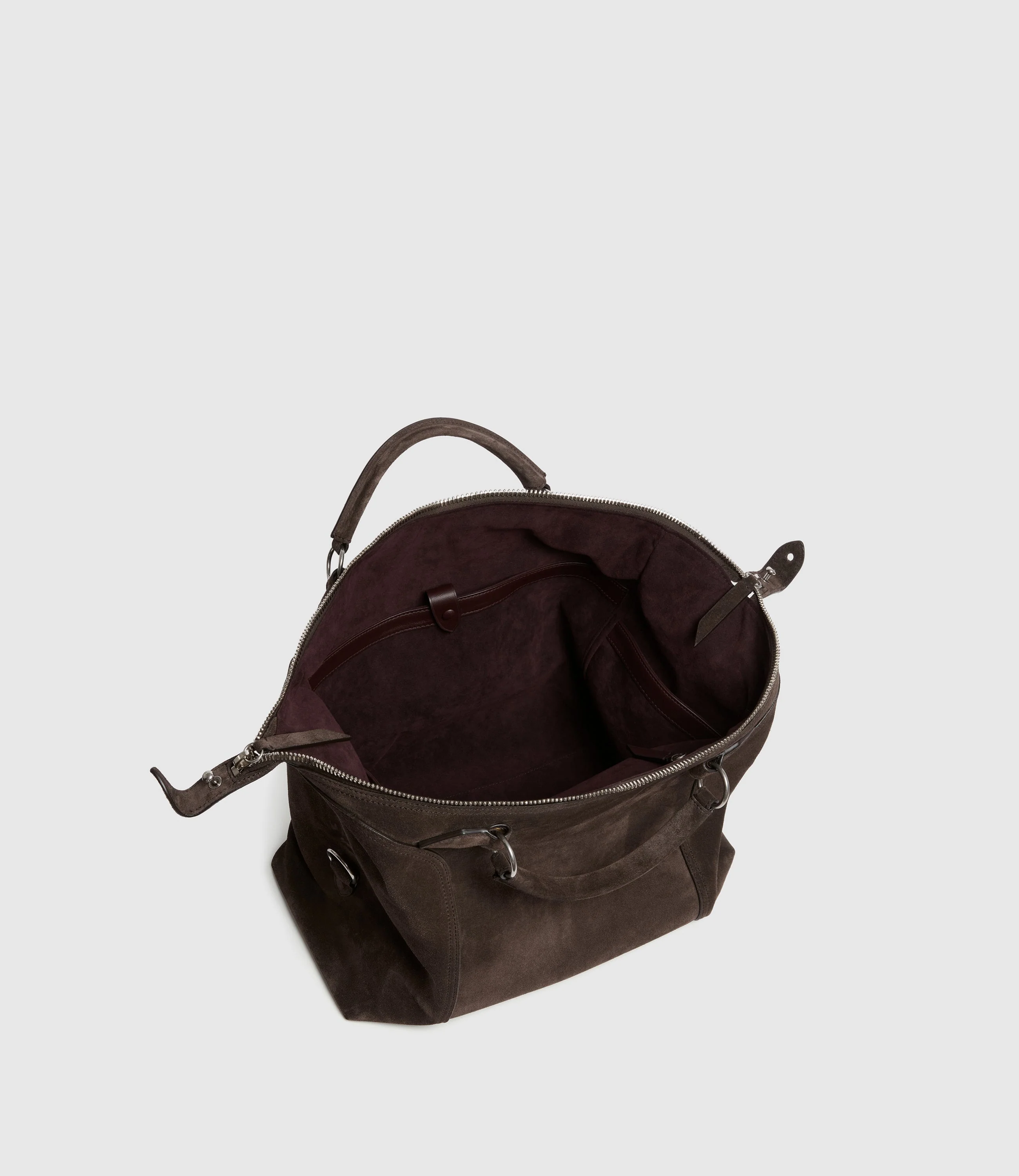 Metier - Vagabond Messenger Suede Chocolate - Image 3