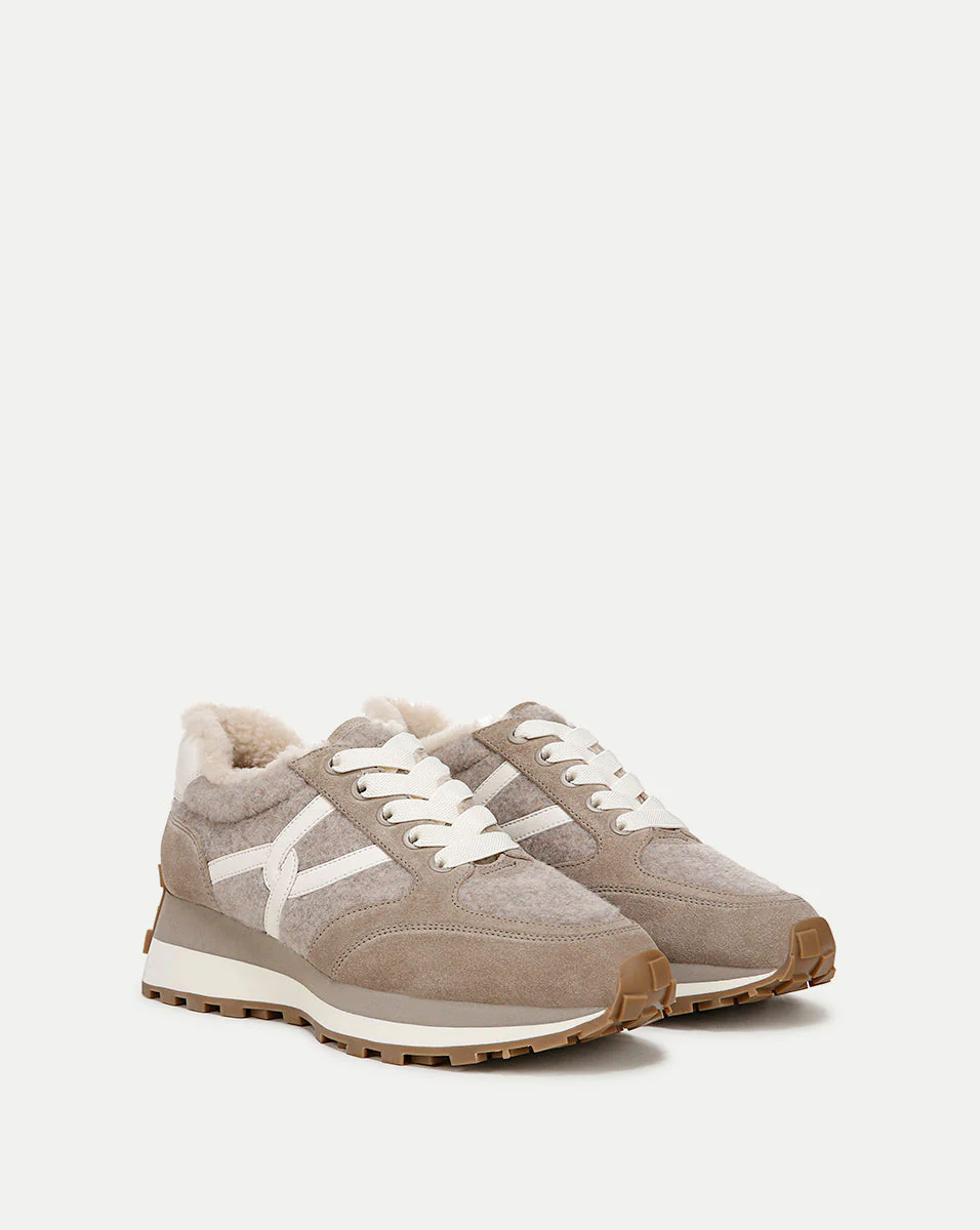 Veronica Beard - Valentina Shearling Sneaker - Image 7