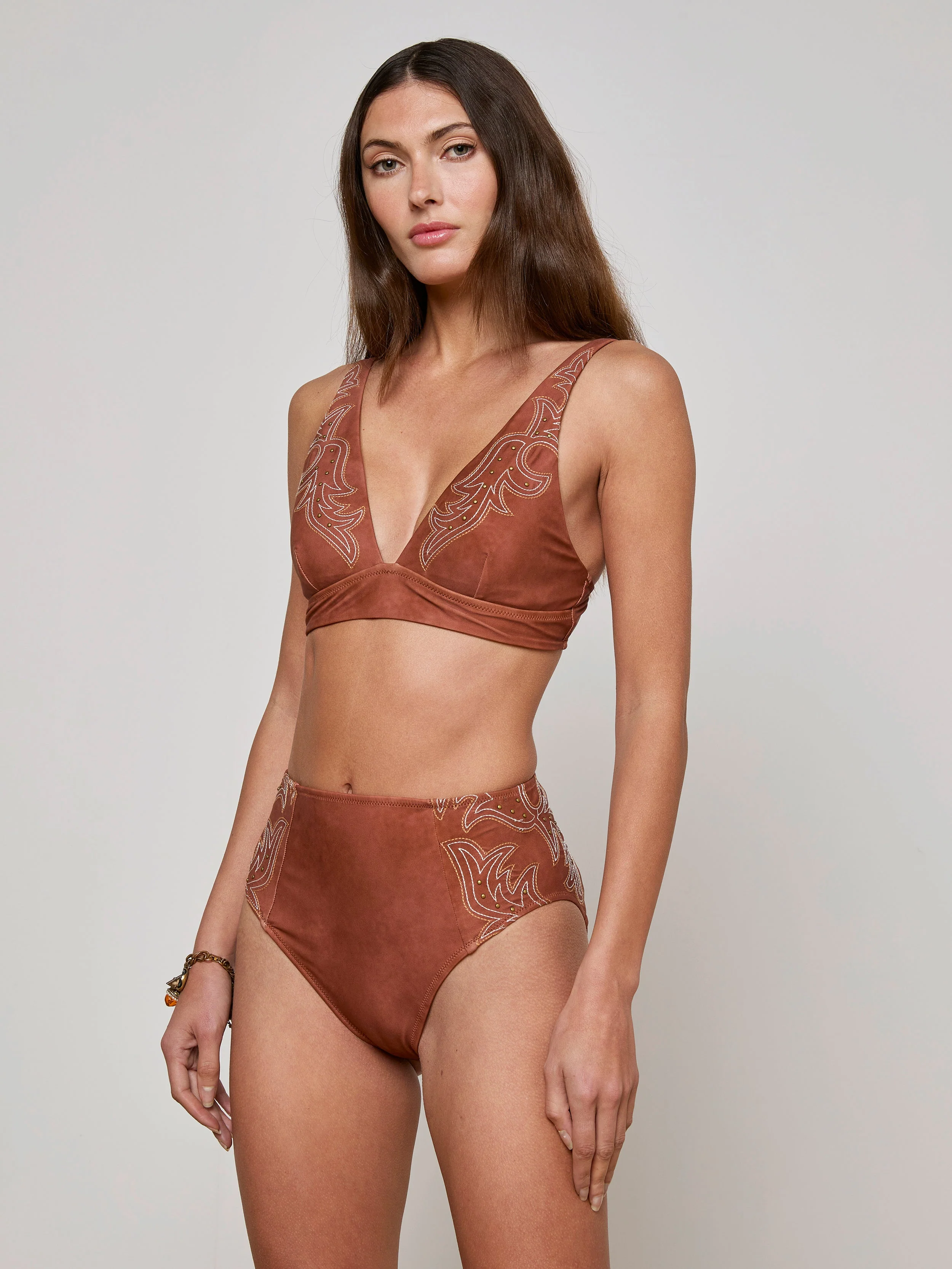 L'AGENCE - Vanessa High - Waisted Bikini Bottom - Image 2