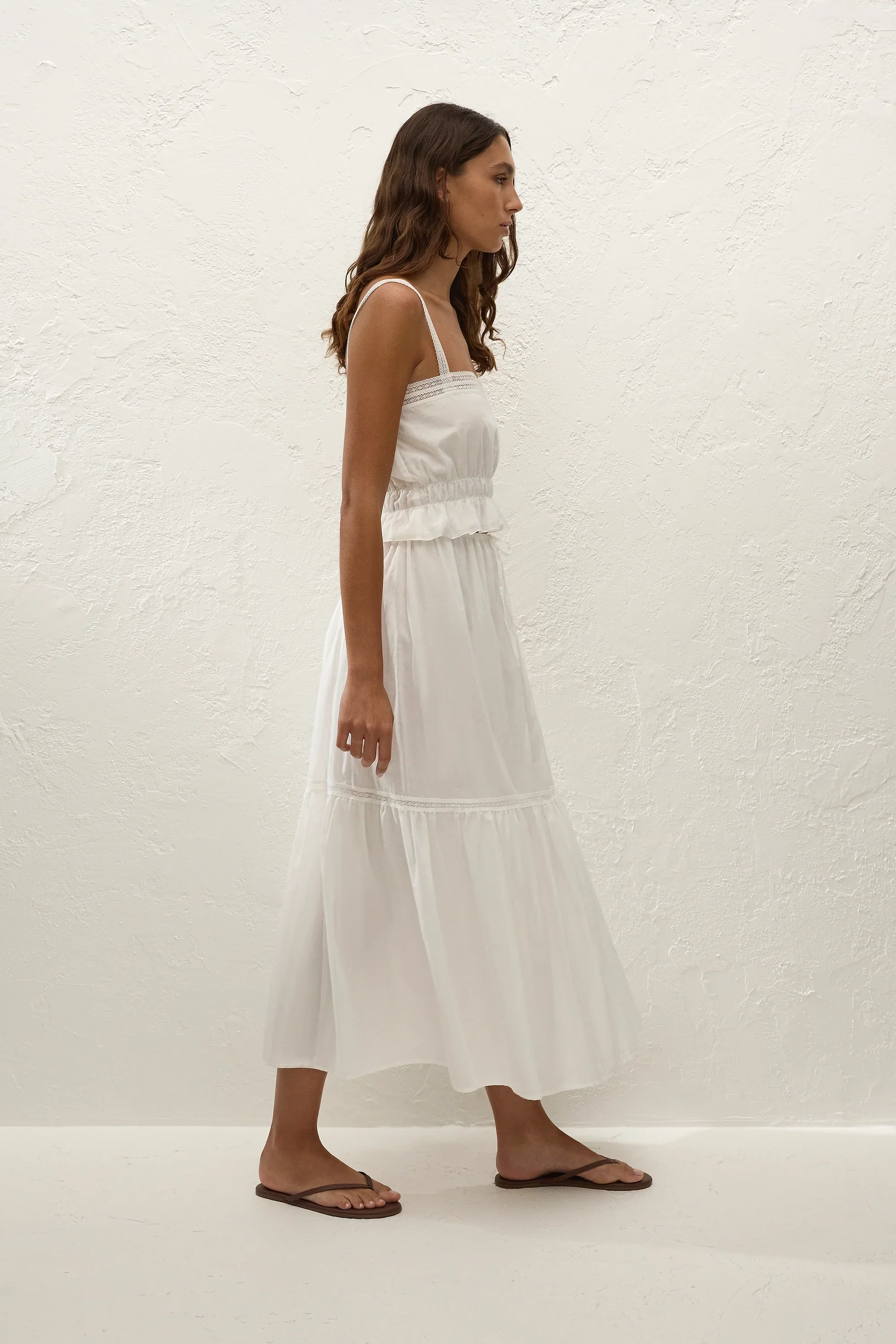 Faithfull - Venta Midi Skirt White - Image 3