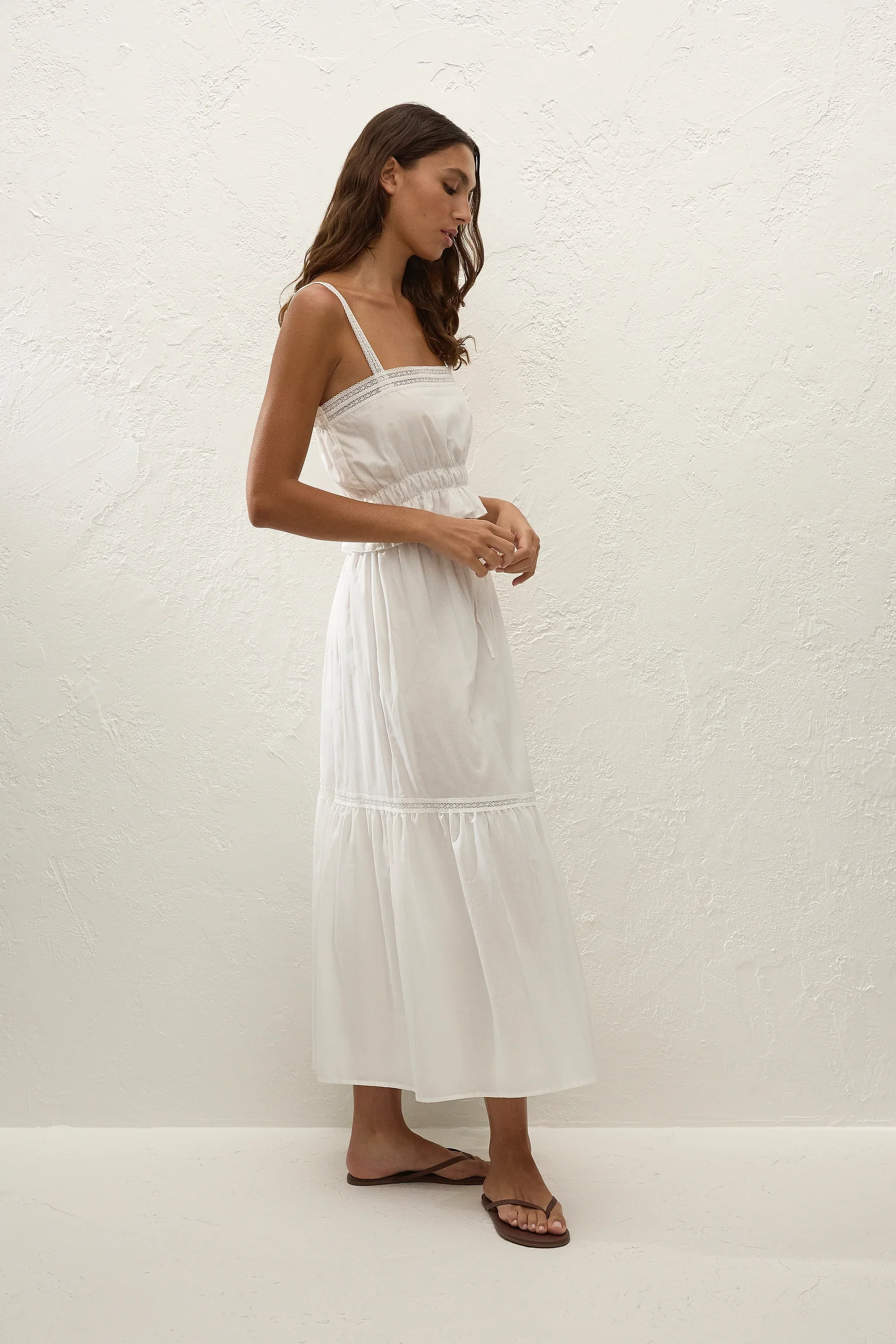 Faithfull - Venta Midi Skirt White - Image 4