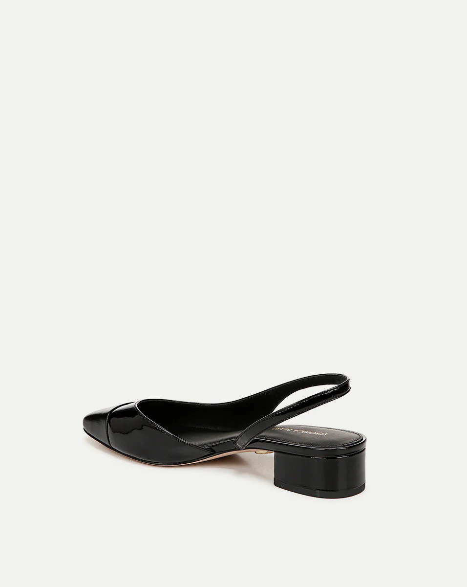 Veronica Beard - Cecile Leather Cap - Toe Slingback - Image 4