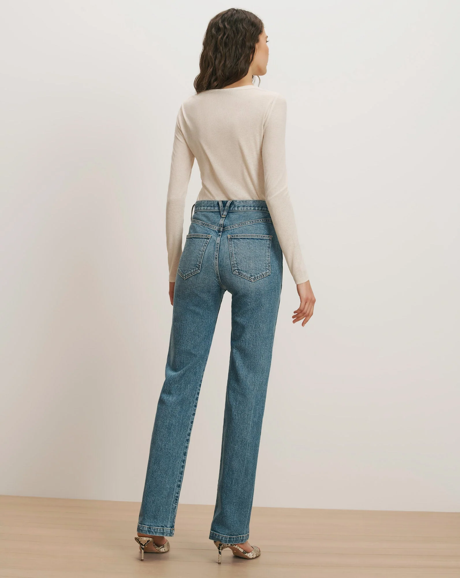 Veronica Beard - Dylan Patch - Pocket Straight - Leg Jean - Image 5