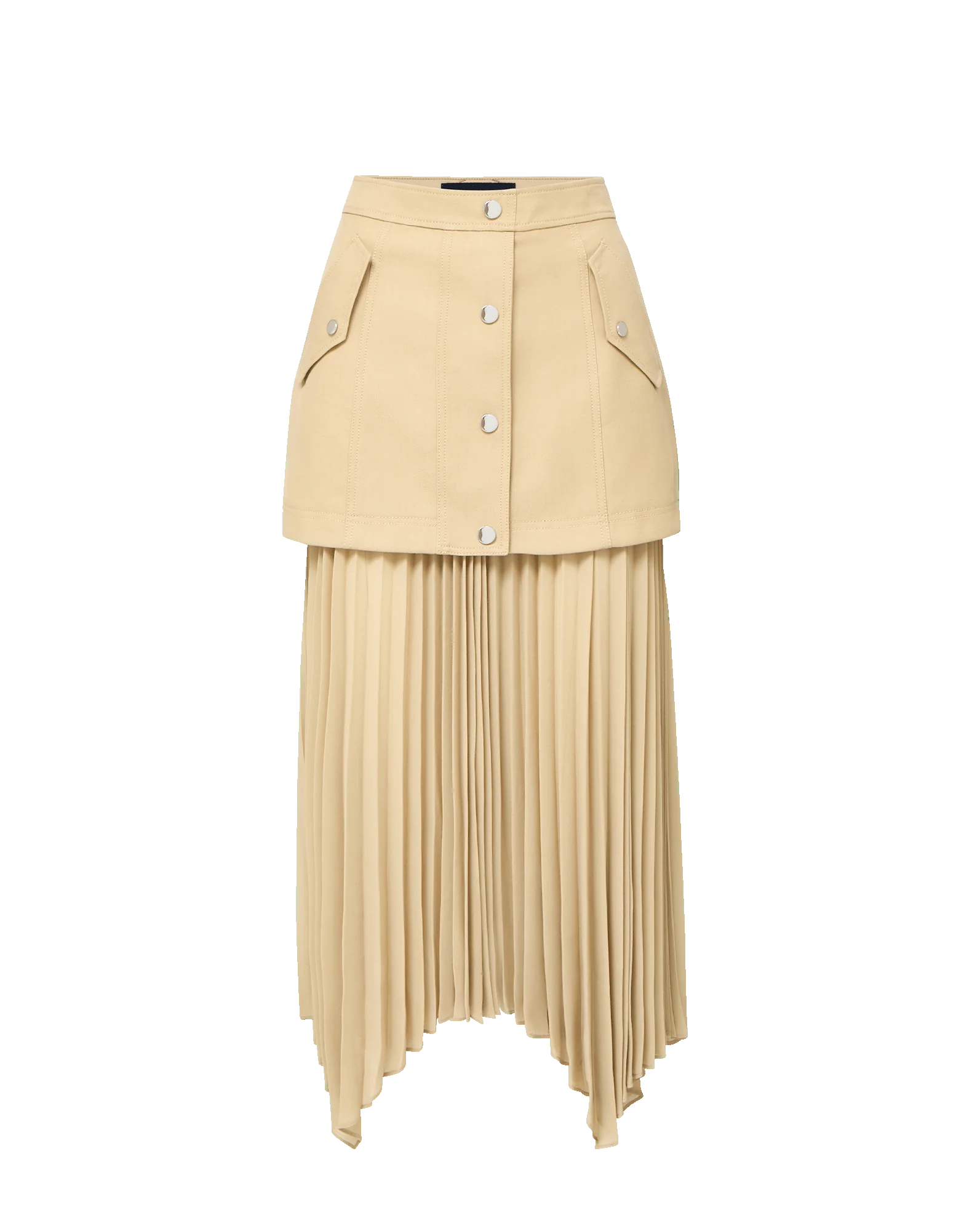 Veronica Beard - Patricka Layered Midi Skirt - Image 6