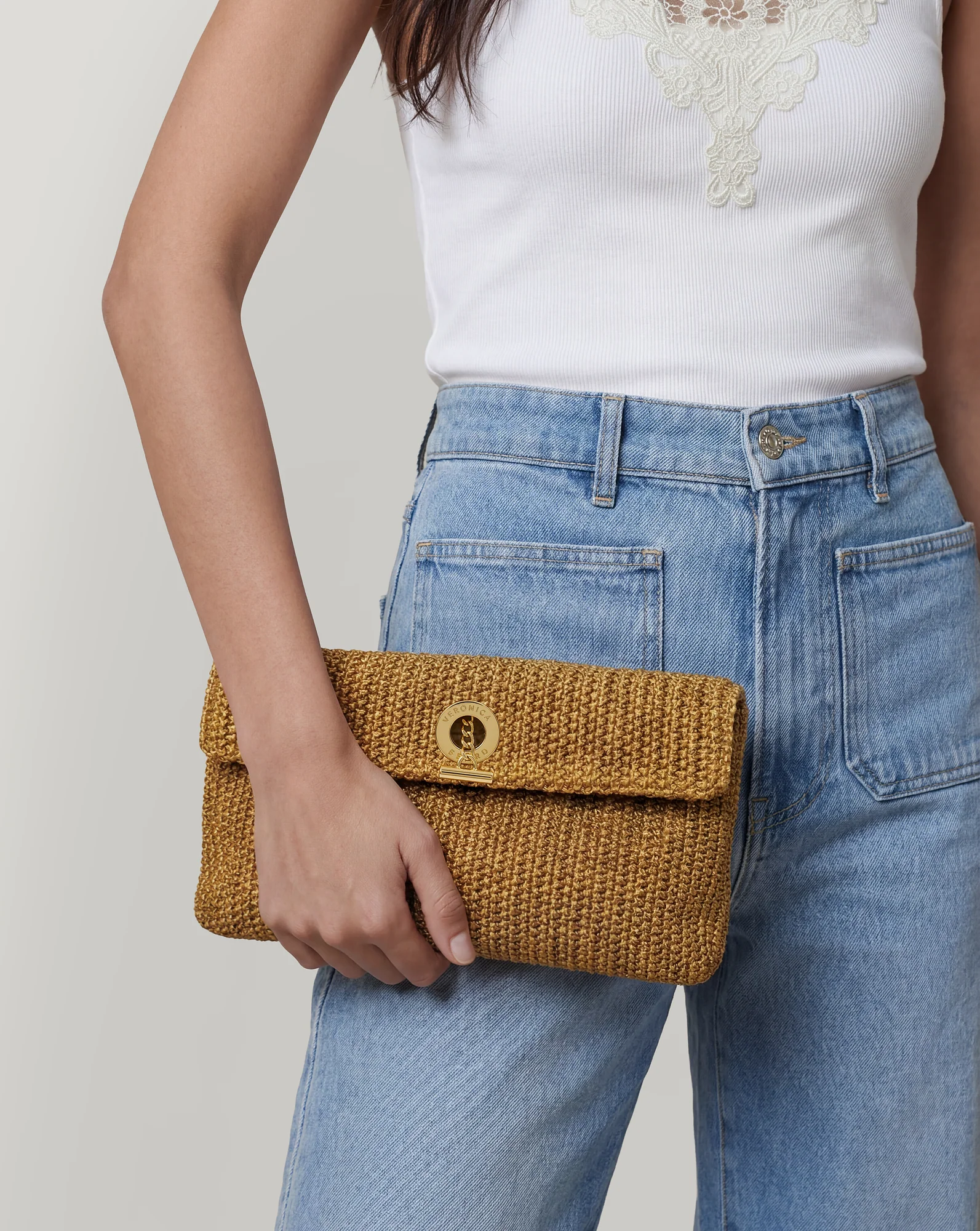 Veronica Beard - Raffia Anchor Clutch - Image 2