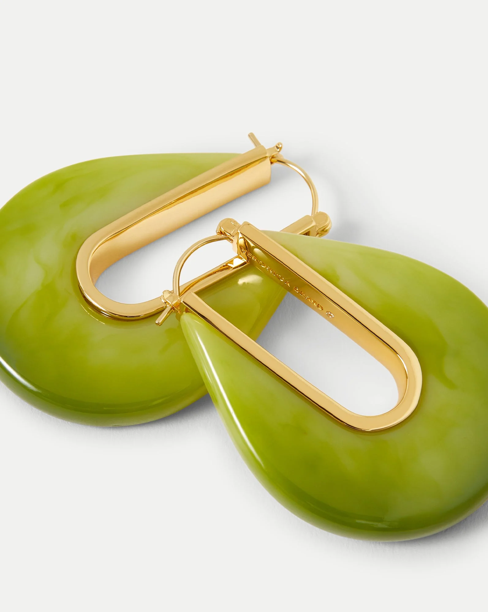 Veronica Beard - Resin Drop Hoop Earring - Image 4