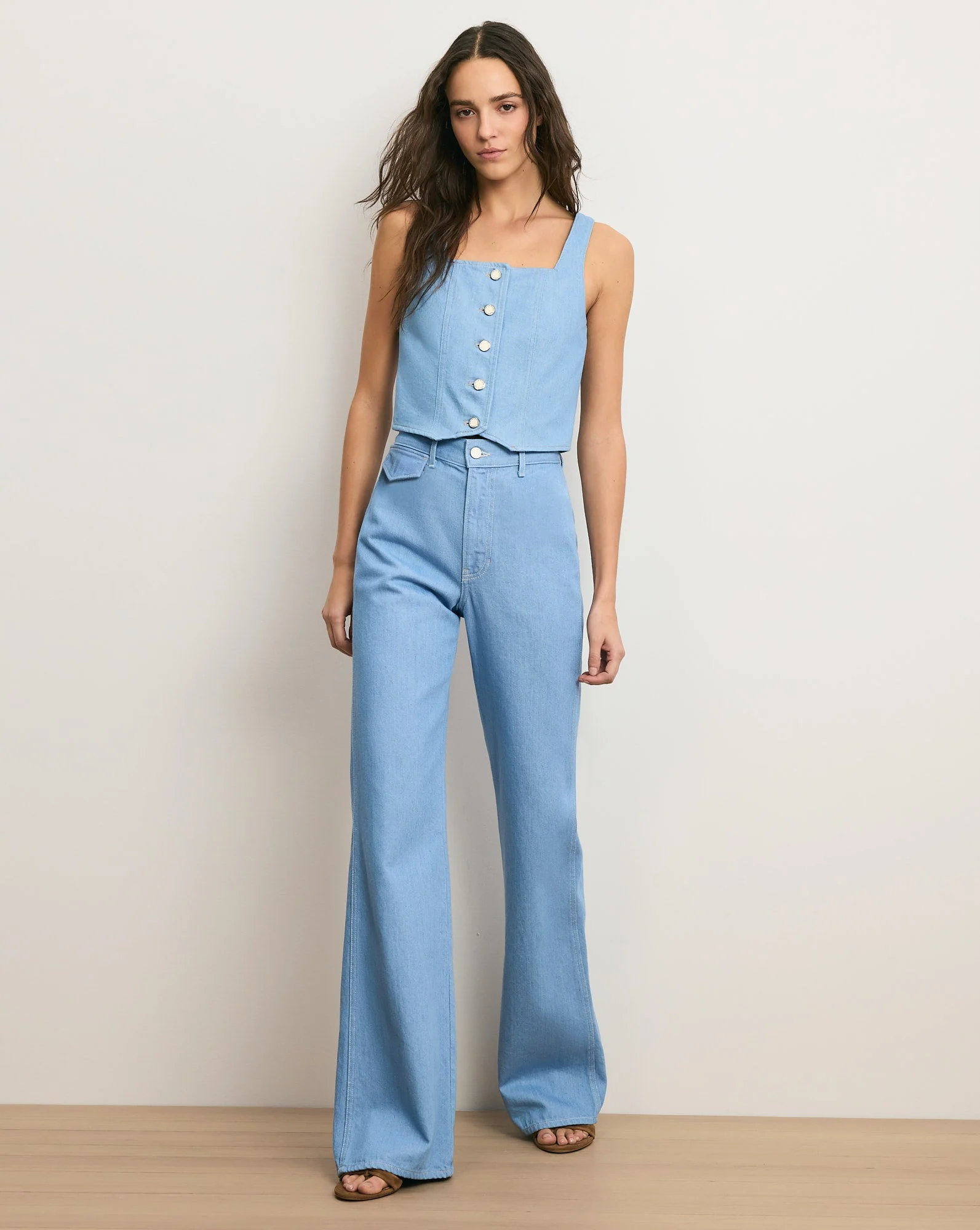 Veronica Beard - Spensley Denim Vest - Image 5