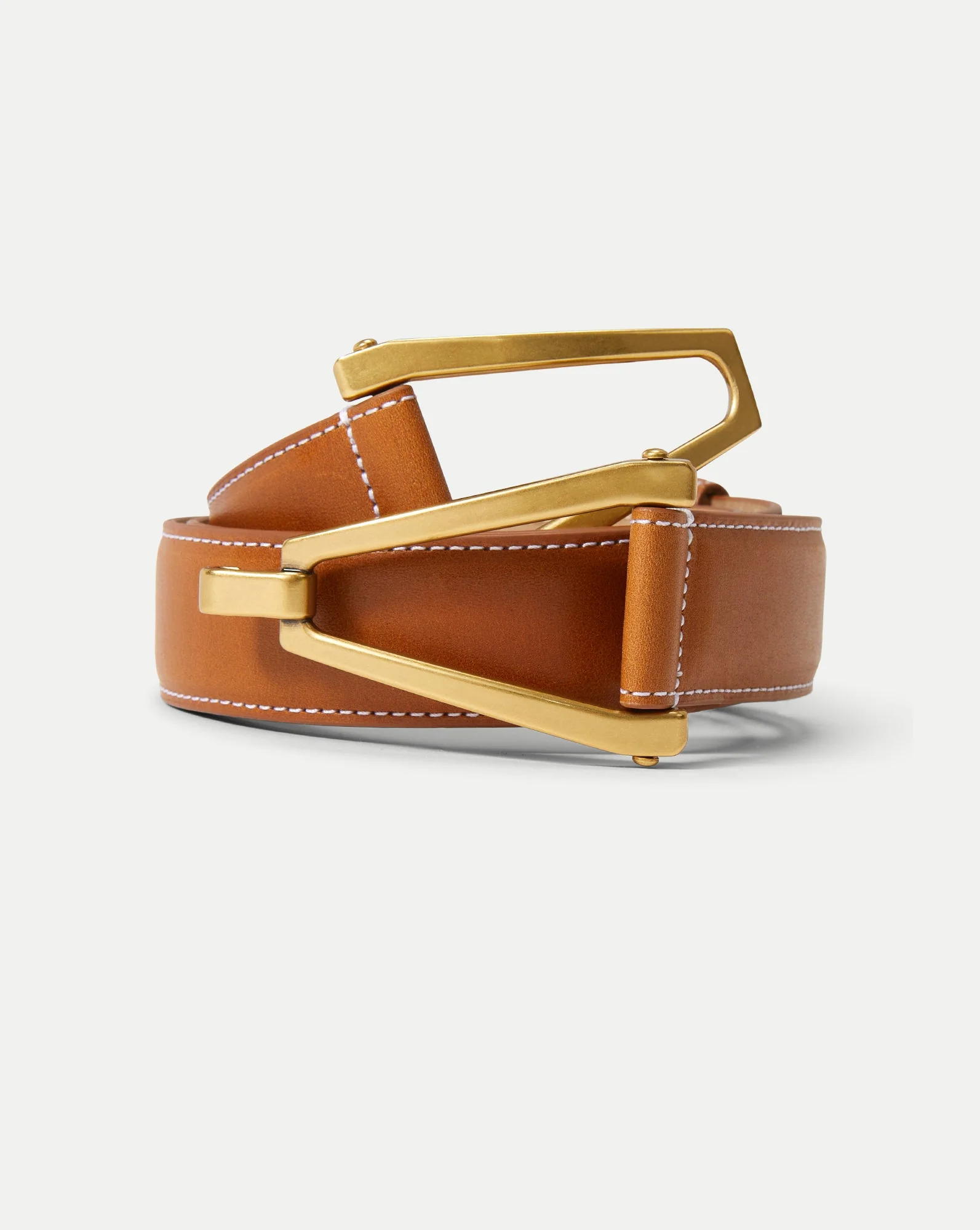 Veronica Beard - V Leather Belt - Image 3